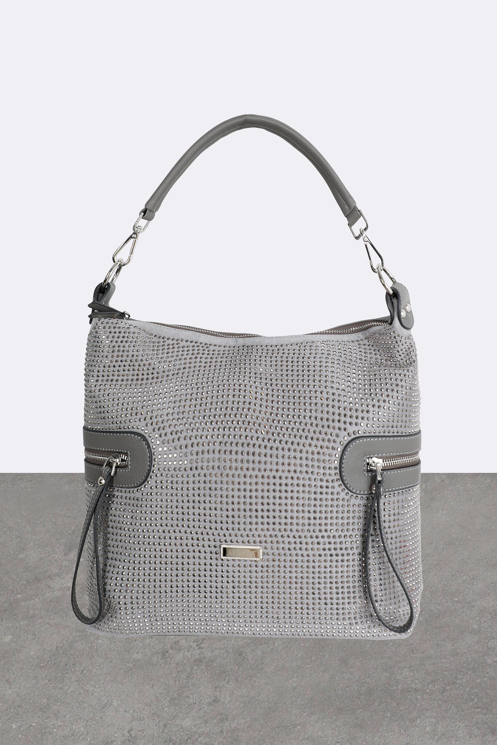 Tesettür giyim GRİ ALVİNA ÇANTA 3047 