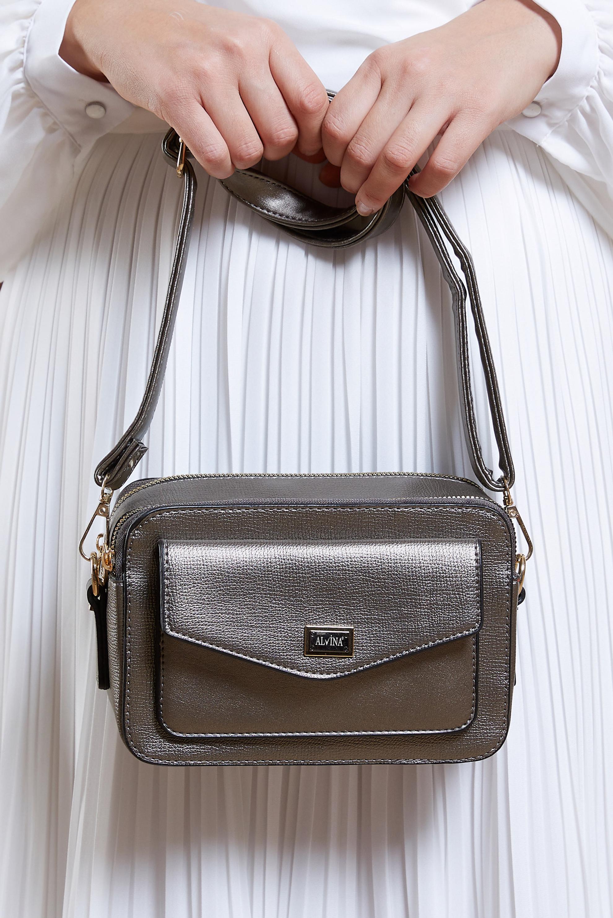 Tesettür giyim BEJ ALVİNA ÇANTA 3050