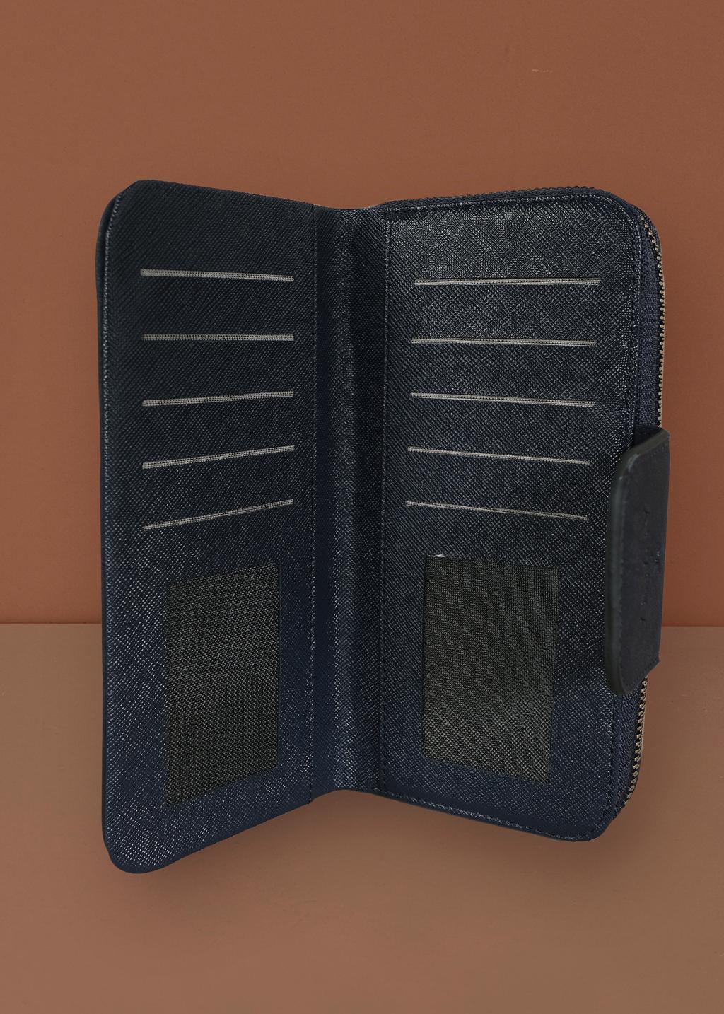 Tesettür giyim LACİVERT 3613 ALVİNA CÜZDAN