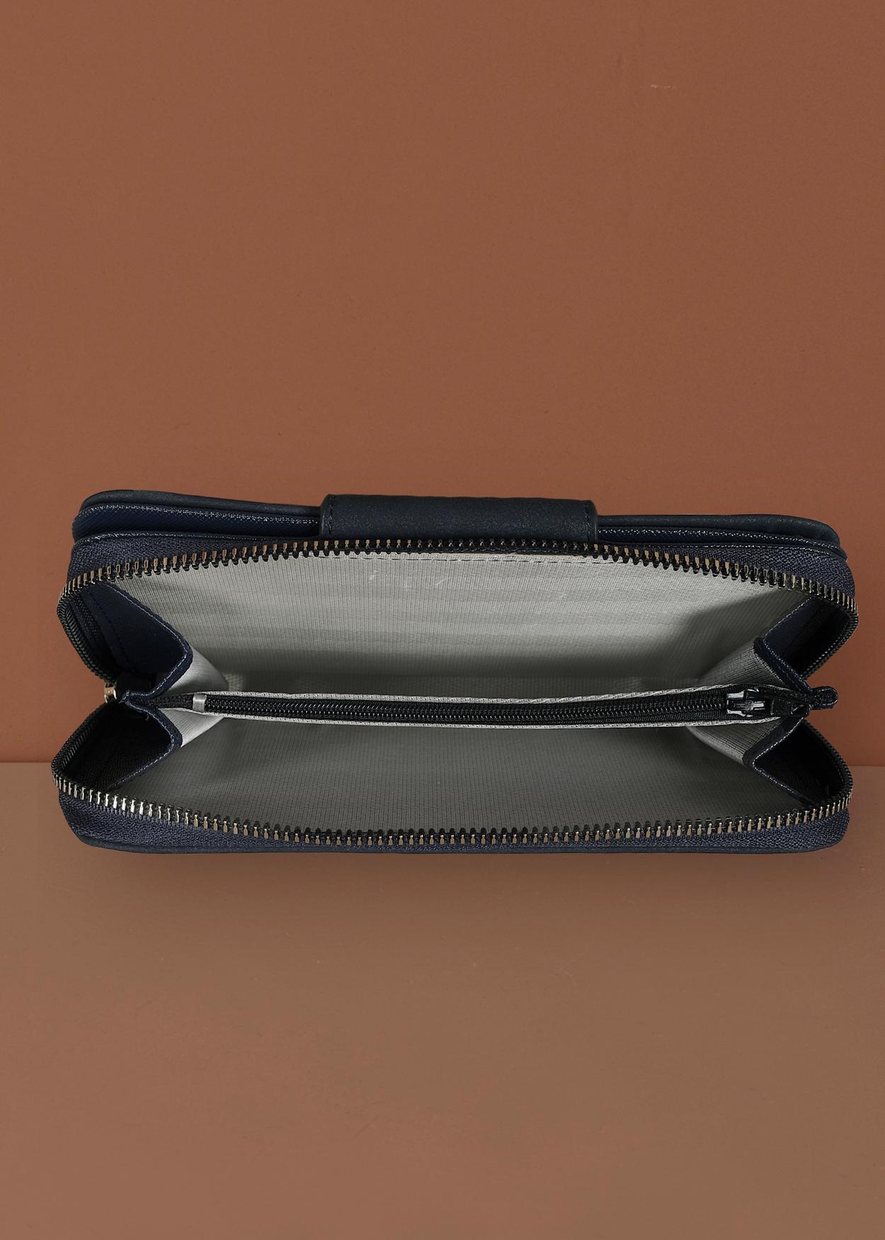 Tesettür giyim LACİVERT 3613 ALVİNA CÜZDAN