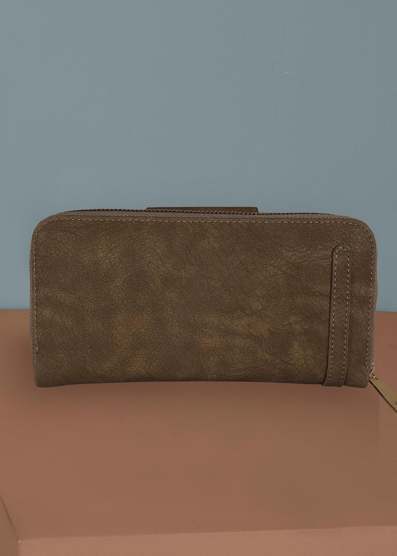 Tesettür giyim VİZON 3613 ALVİNA CÜZDAN