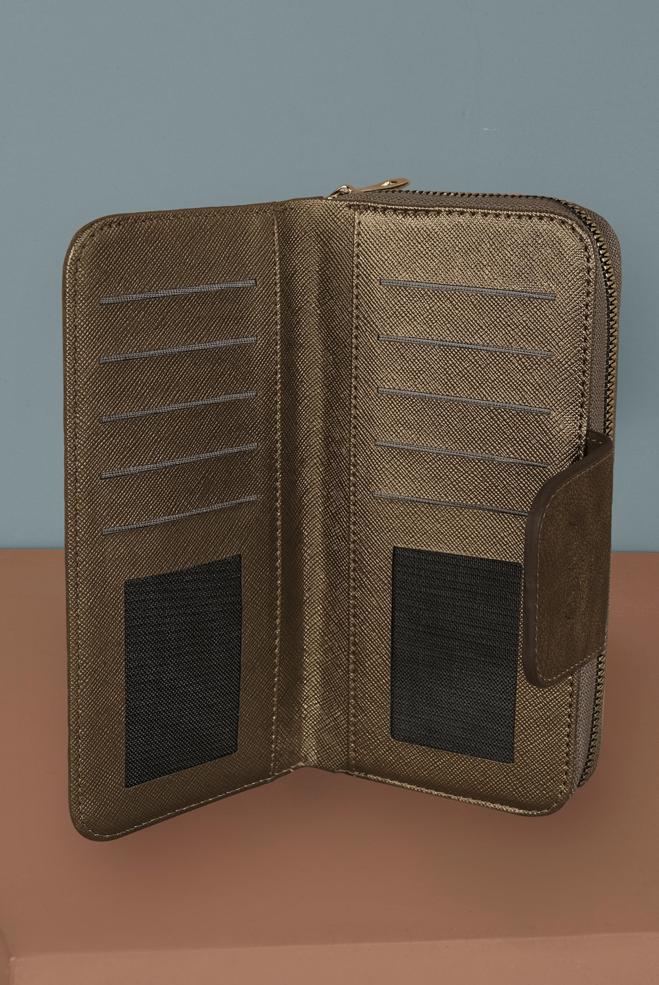 Tesettür giyim VİZON 3613 ALVİNA CÜZDAN - ALVİNA