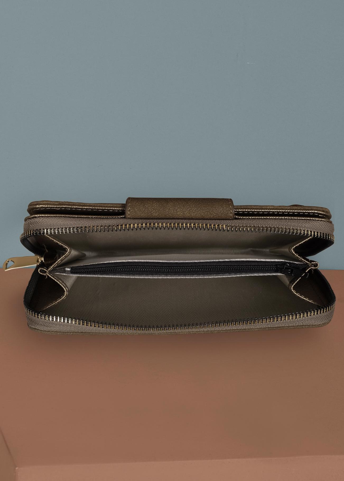 Tesettür giyim VİZON 3613 ALVİNA CÜZDAN