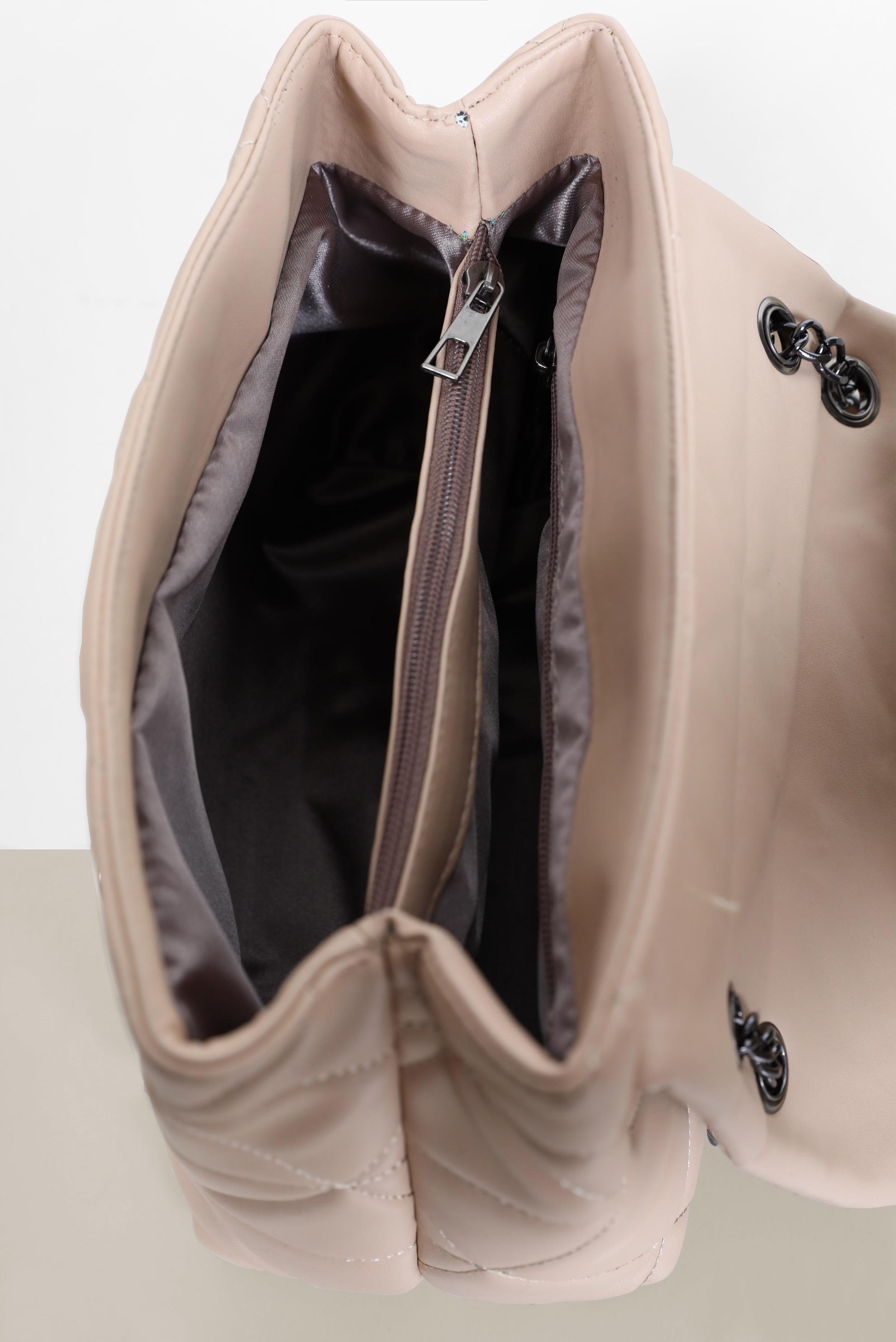 Tesettür giyim EKRU 5132 ALVİNA ÇANTA