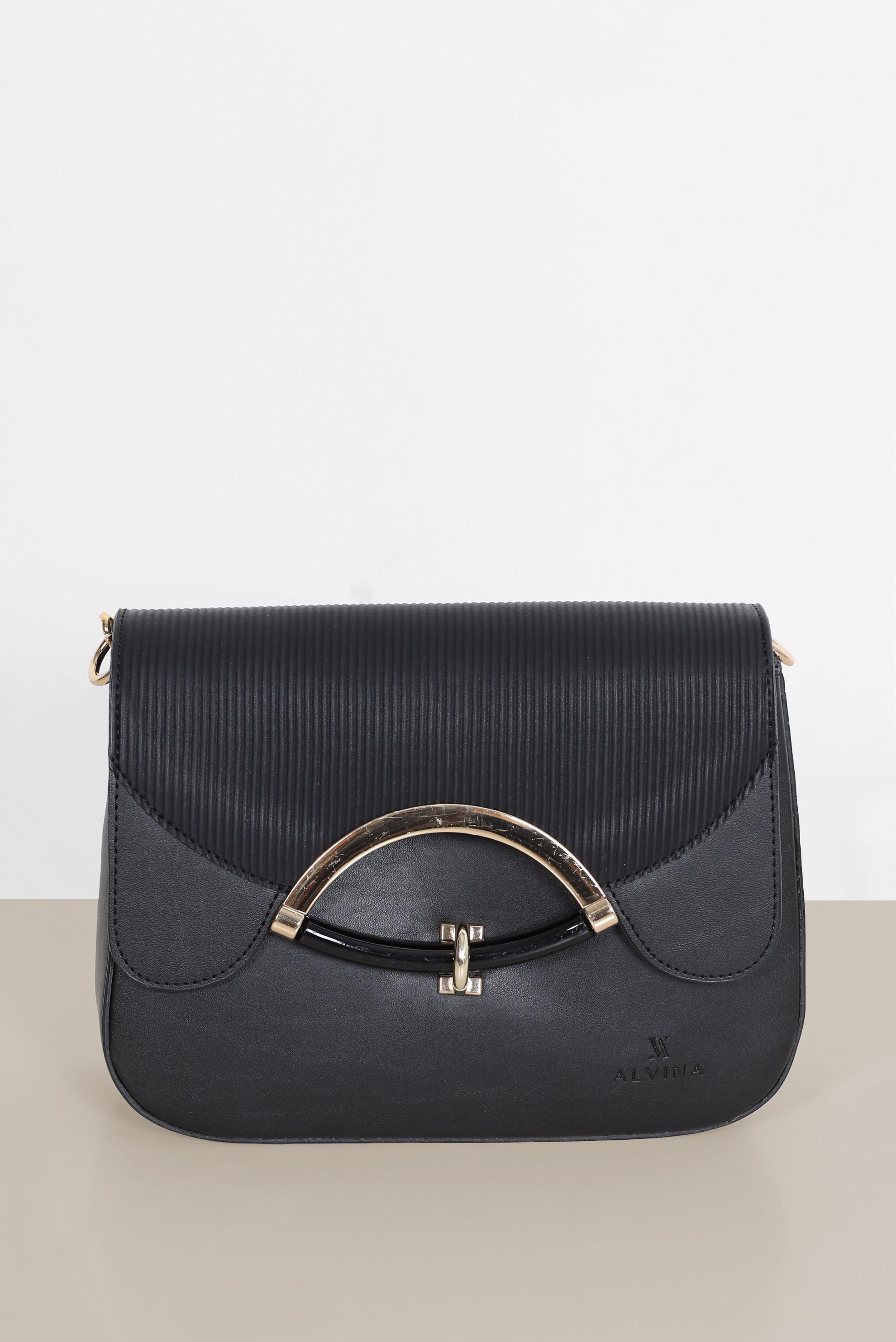 Tesettür giyim SİYAH 7015 ALVİNA ÇANTA