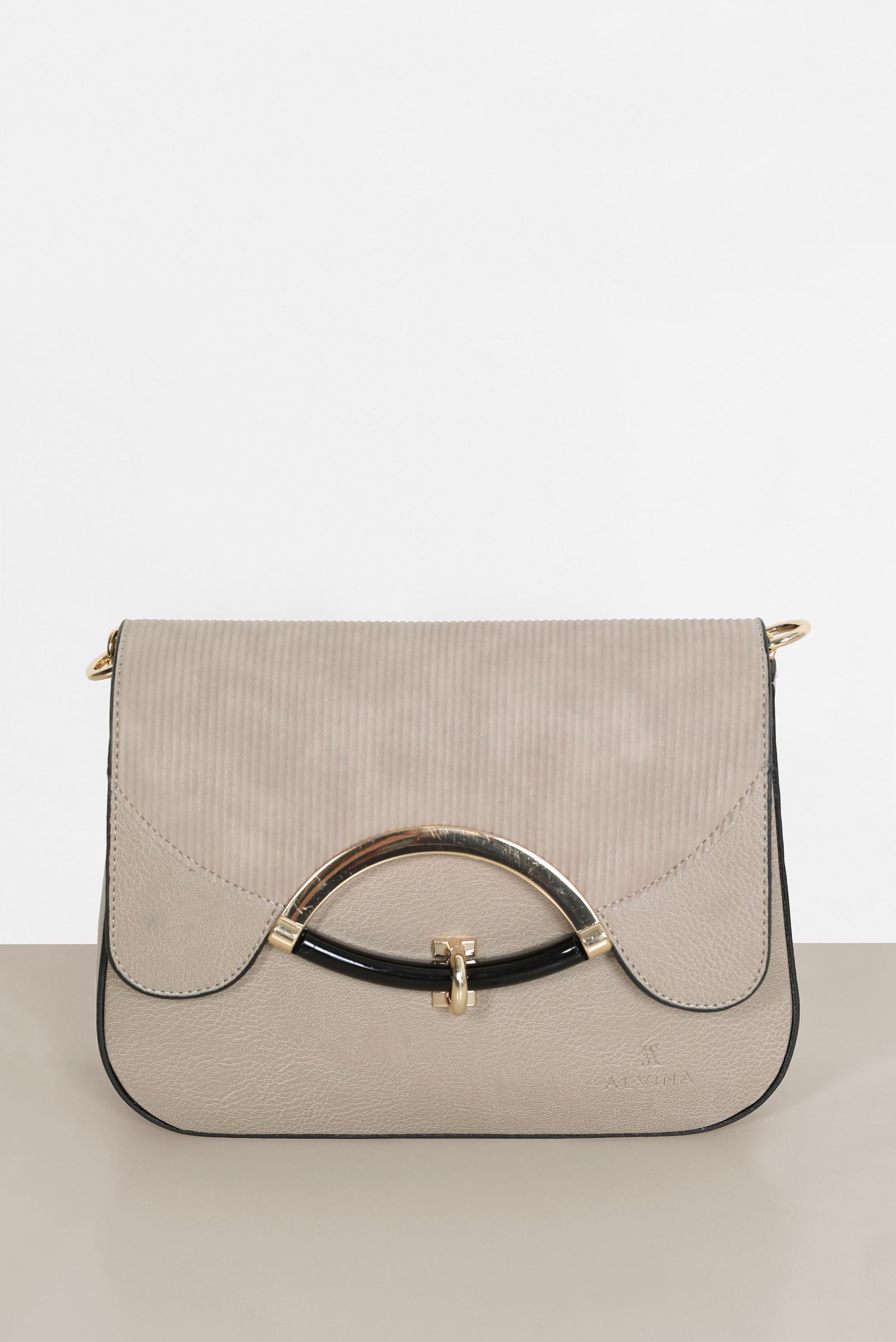 Tesettür giyim VİZON 7015 ALVİNA ÇANTA