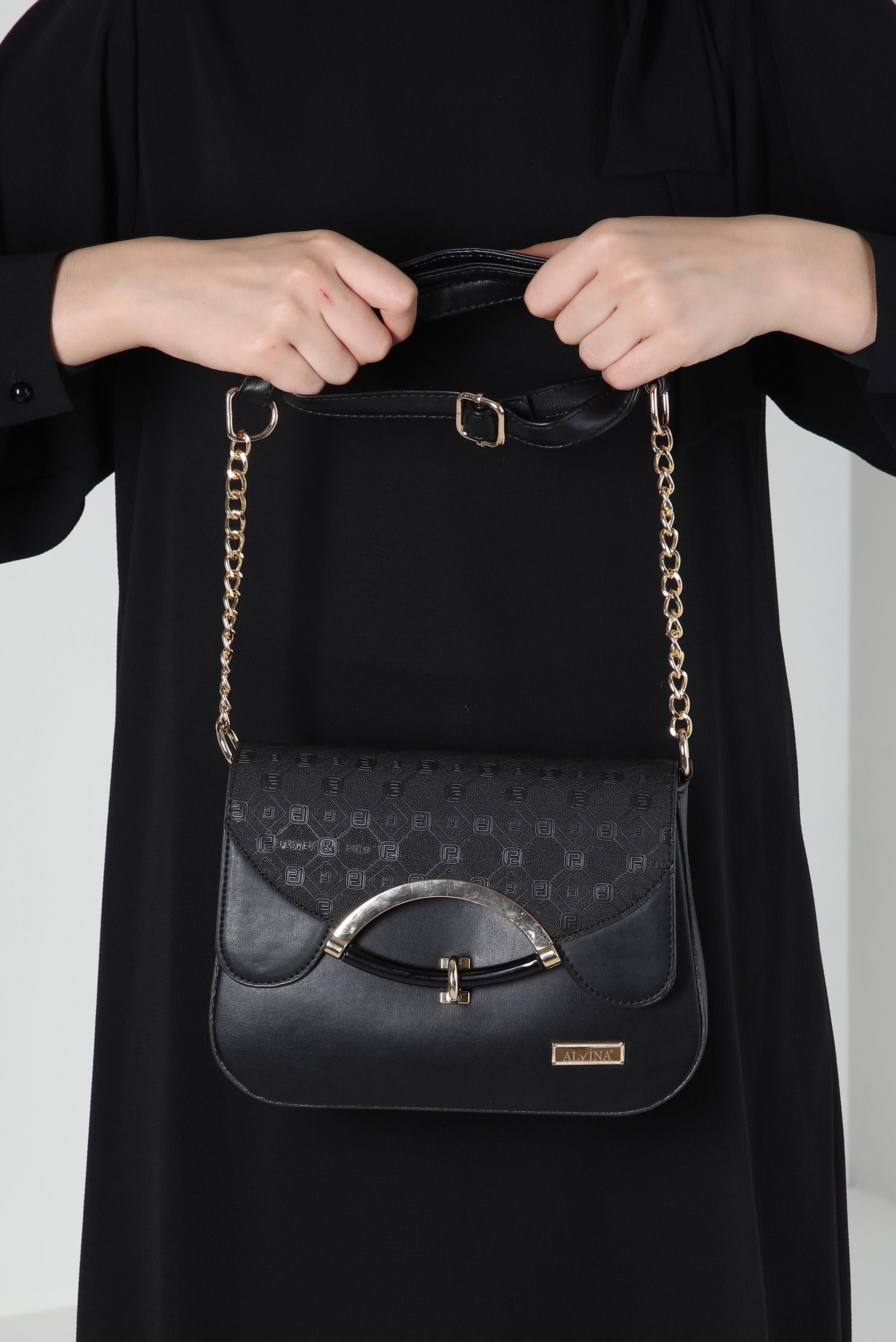 Tesettür giyim SİYAH ALVİNA ÇANTA 7015-1