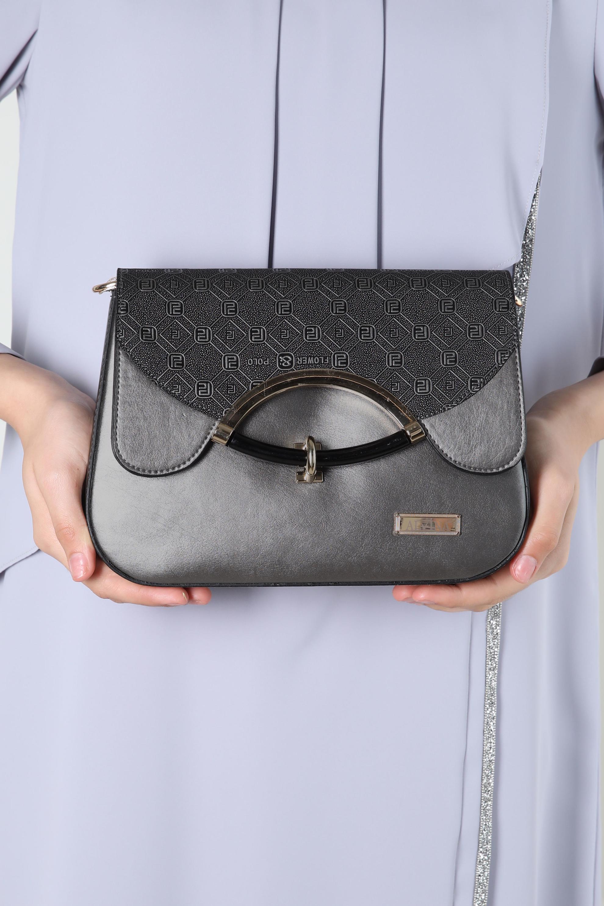 Tesettür giyim BEJ ALVİNA ÇANTA 7015-1