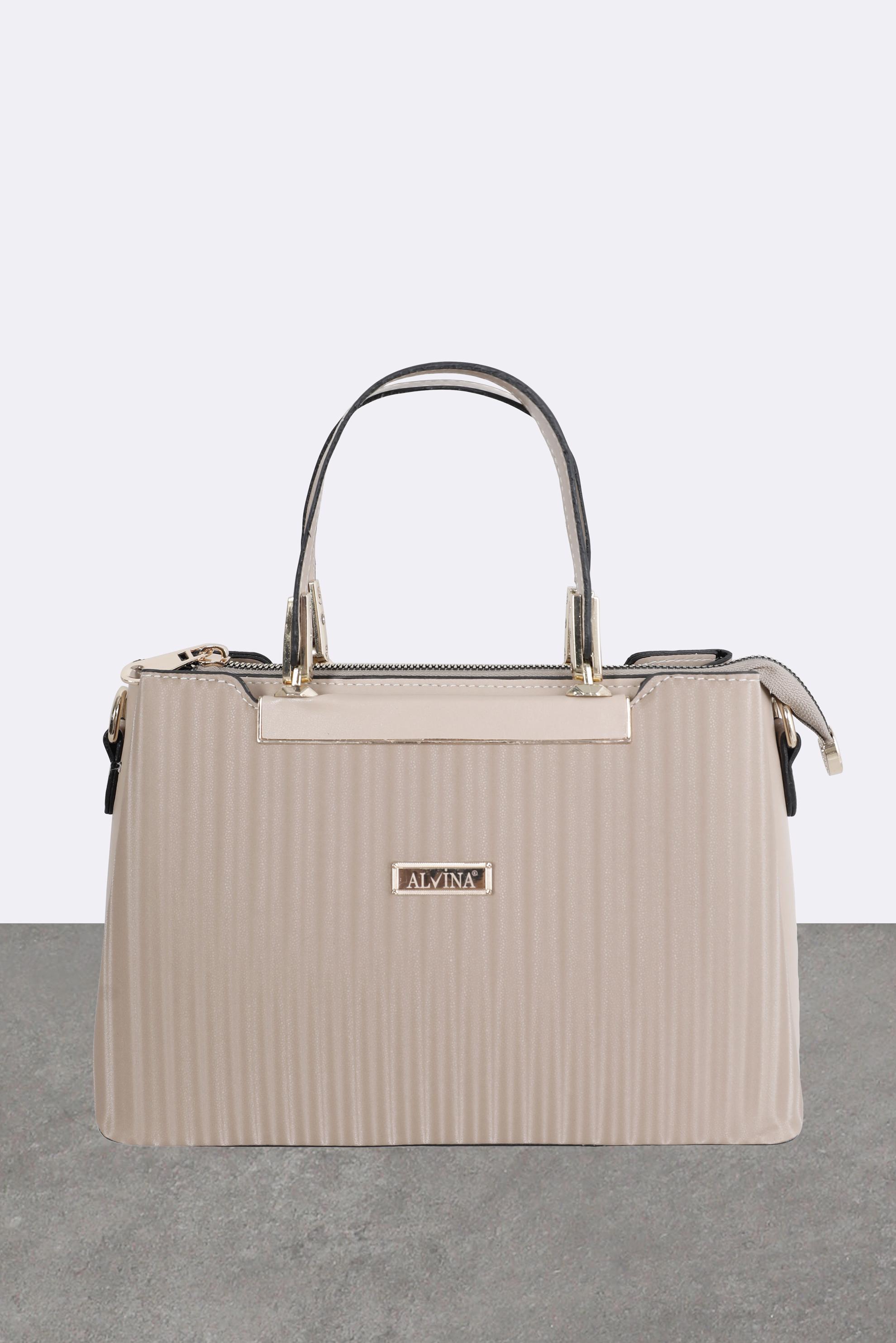 Tesettür giyim VİZON ALVİNA ÇANTA 9018 