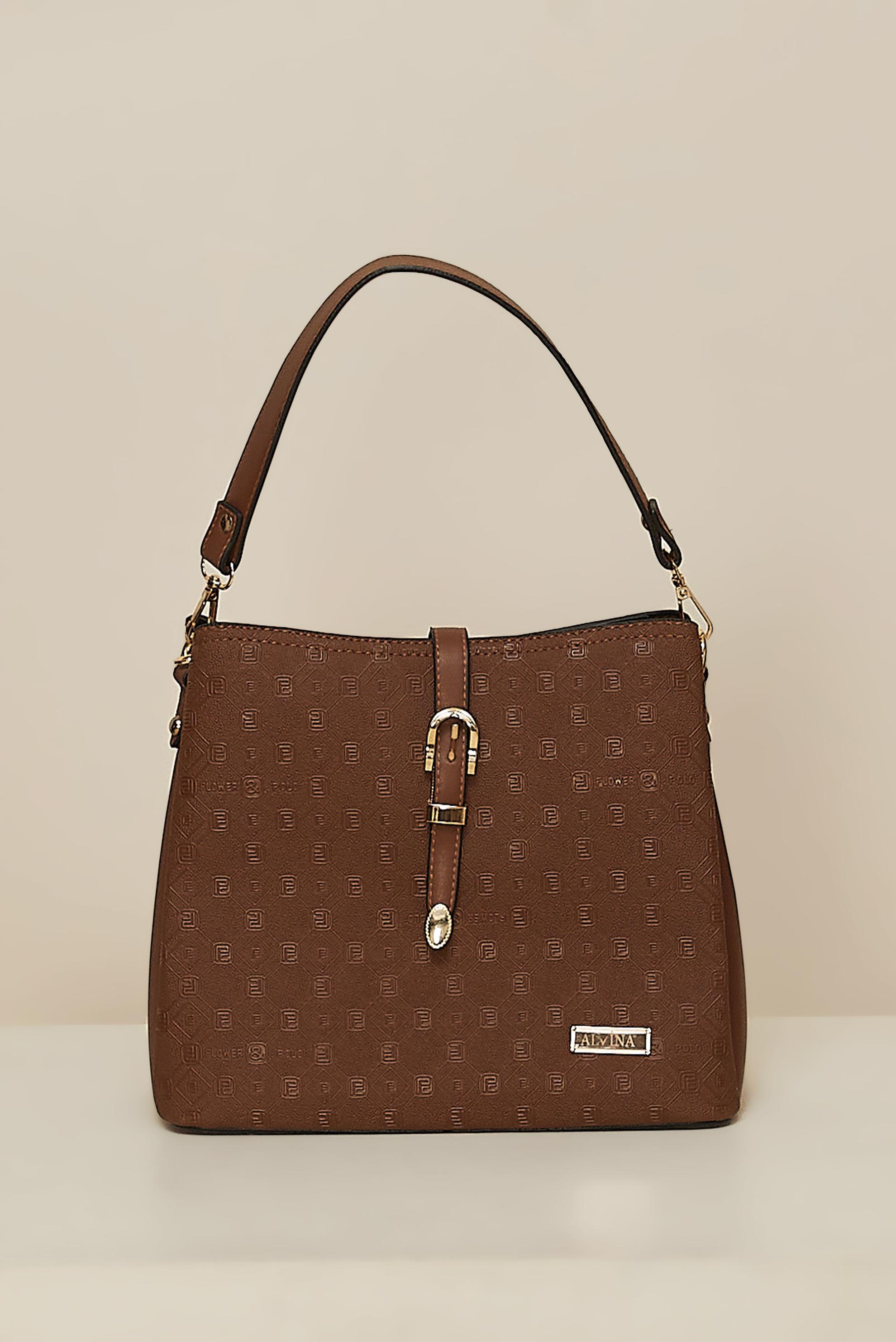 Tesettür giyim TABA ALVİNA ÇANTA 9020