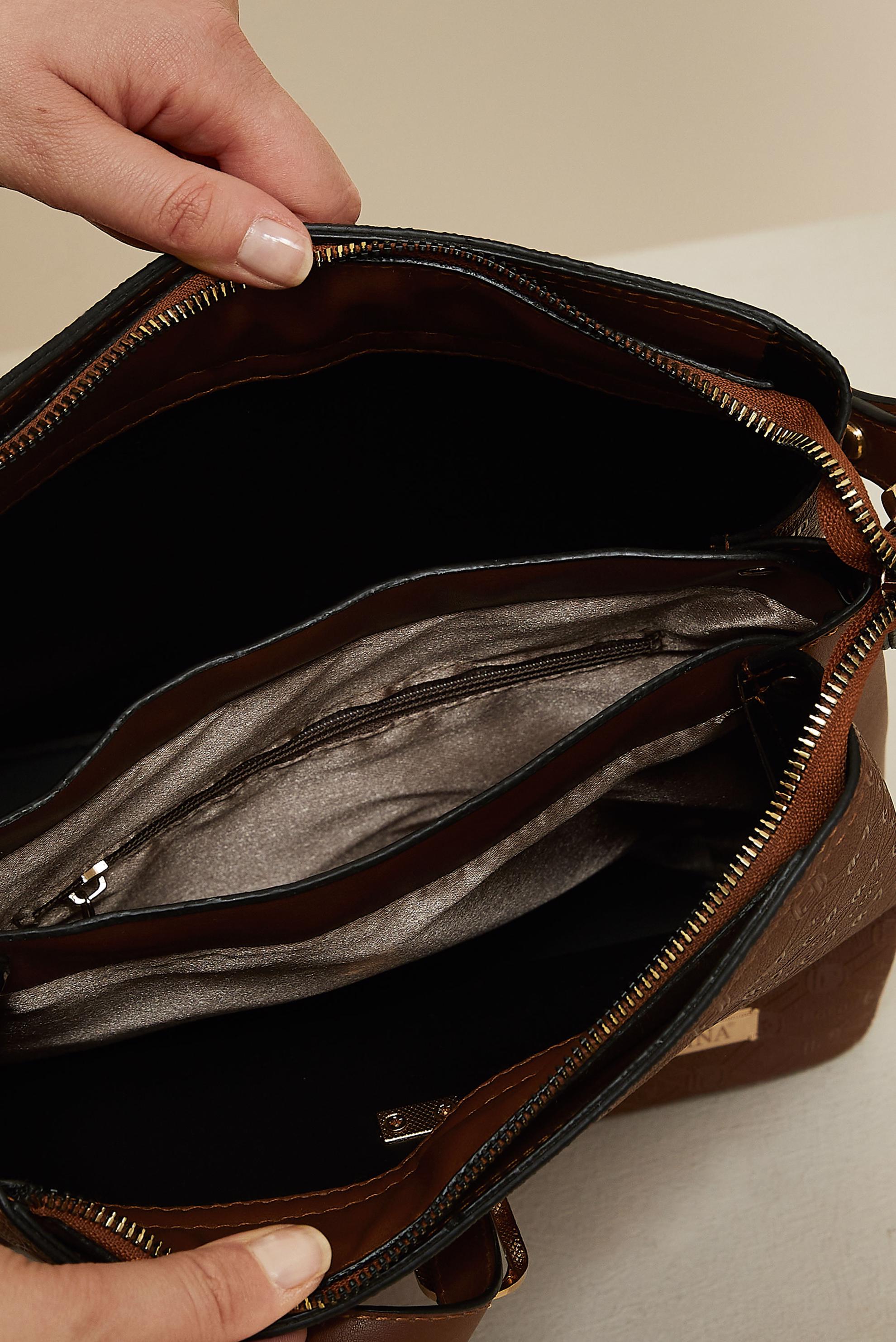 Tesettür giyim TABA ALVİNA ÇANTA 9020