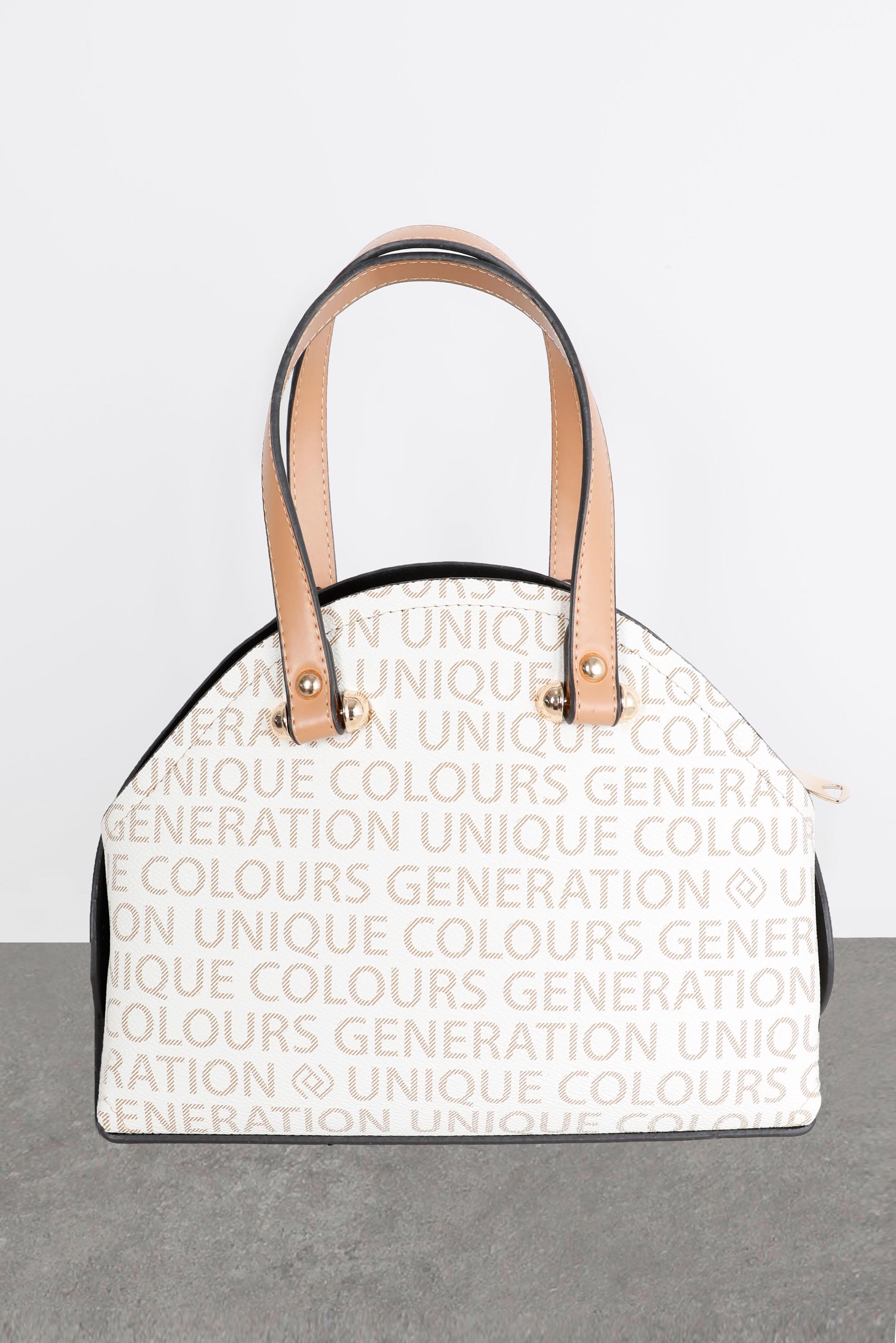 Tesettür giyim BEYAZ ALVİNA ÇANTA 9034 