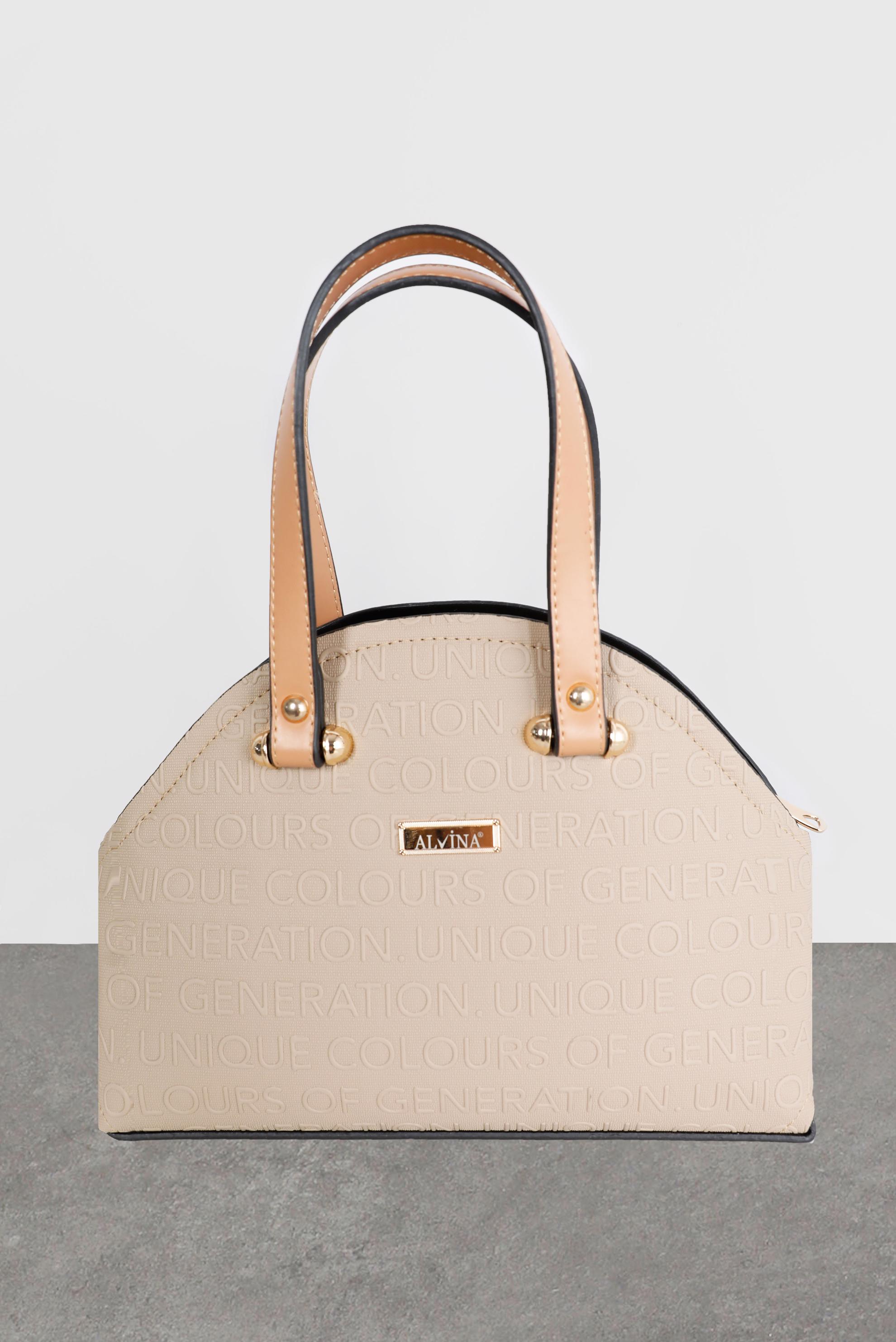 Tesettür giyim VİZON ALVİNA ÇANTA 9034 