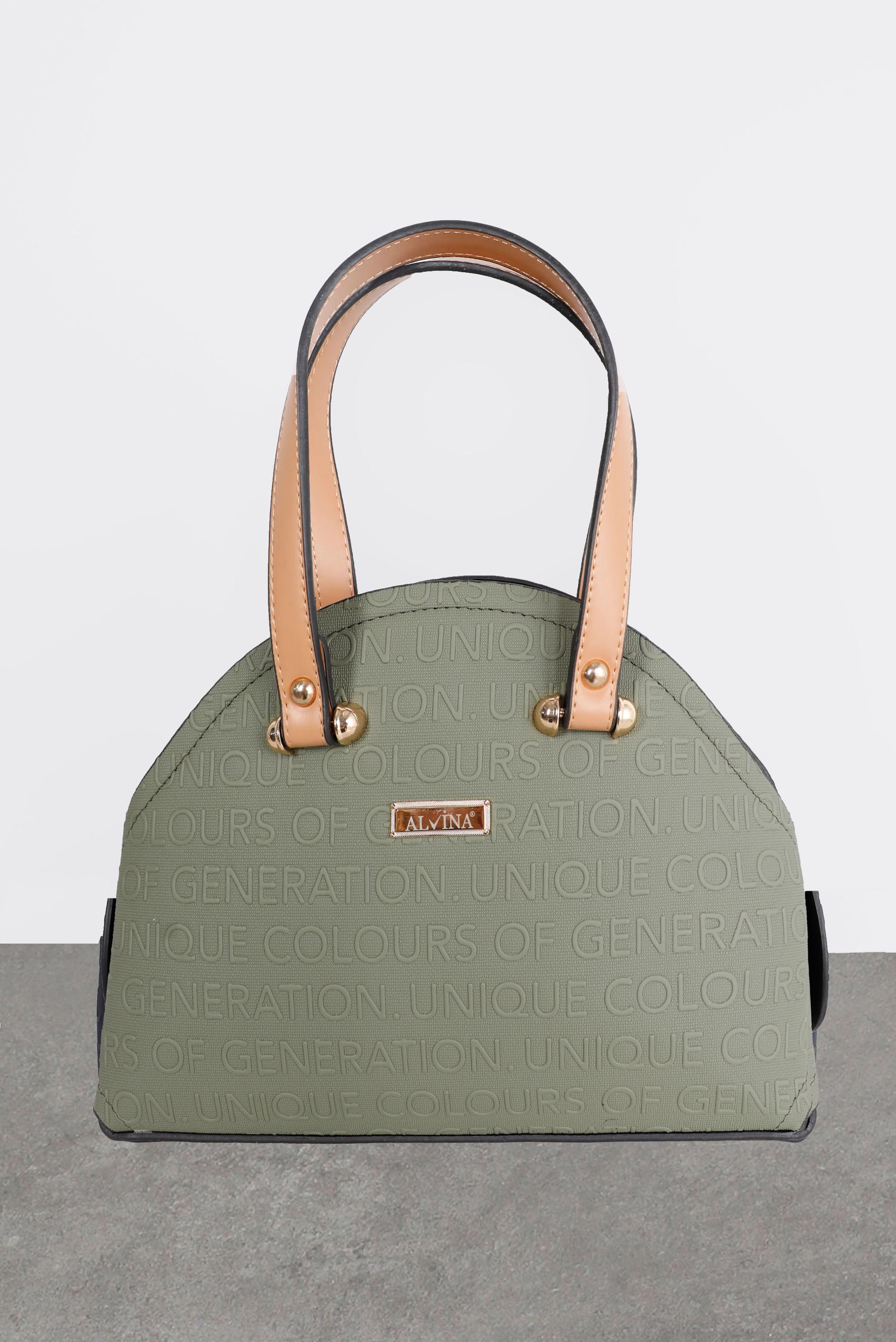 Tesettür giyim YEŞİL ALVİNA ÇANTA 9034 