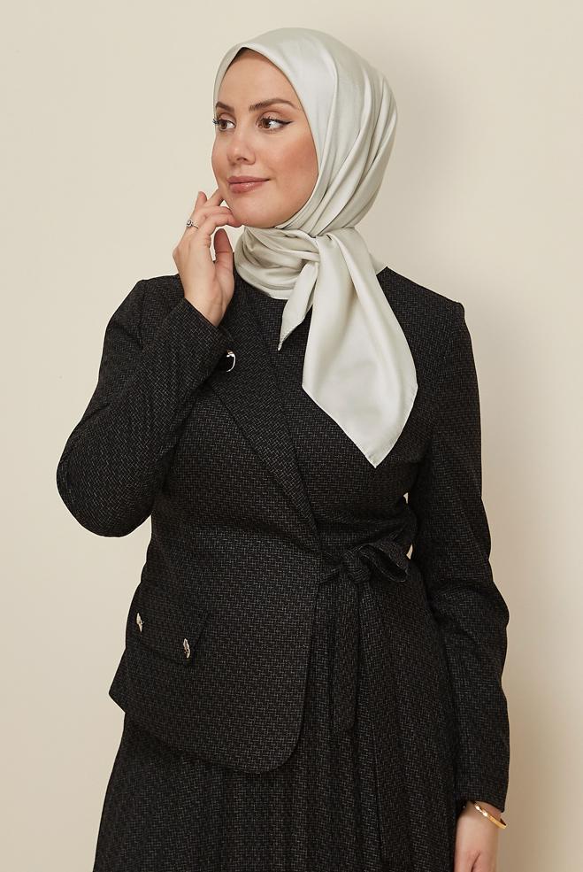 Tesettür giyim BEJ ALVİNA DÜZ EŞARP 8220 - ALVİNA