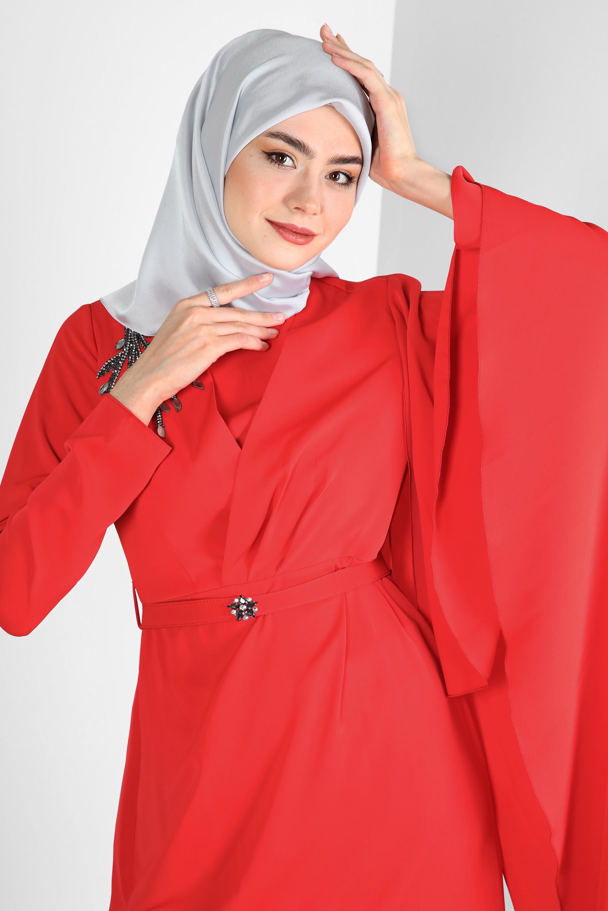 Tesettür giyim GÜMÜŞ ALVİNA DÜZ EŞARP 8220