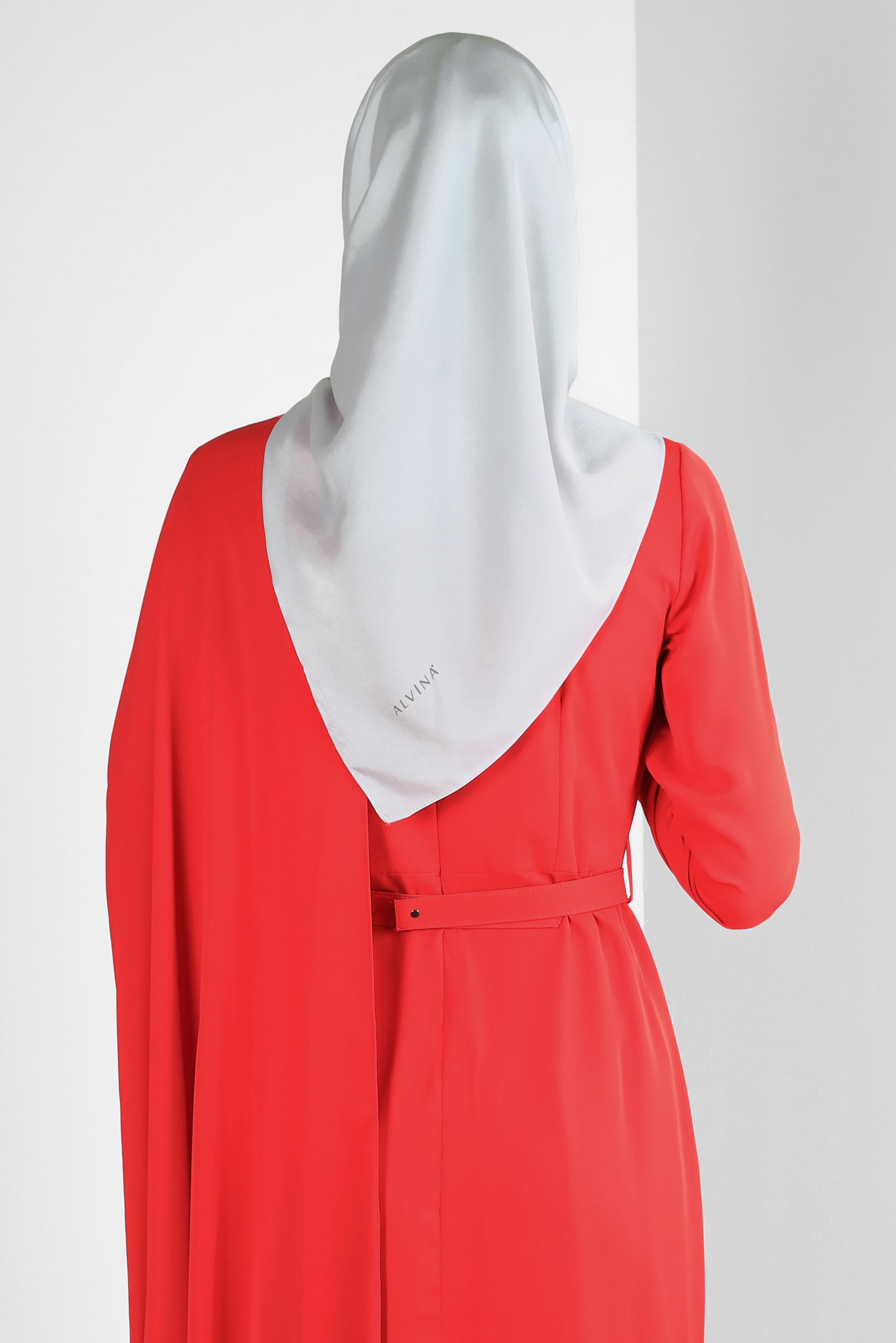 Tesettür giyim GÜMÜŞ ALVİNA DÜZ EŞARP 8220