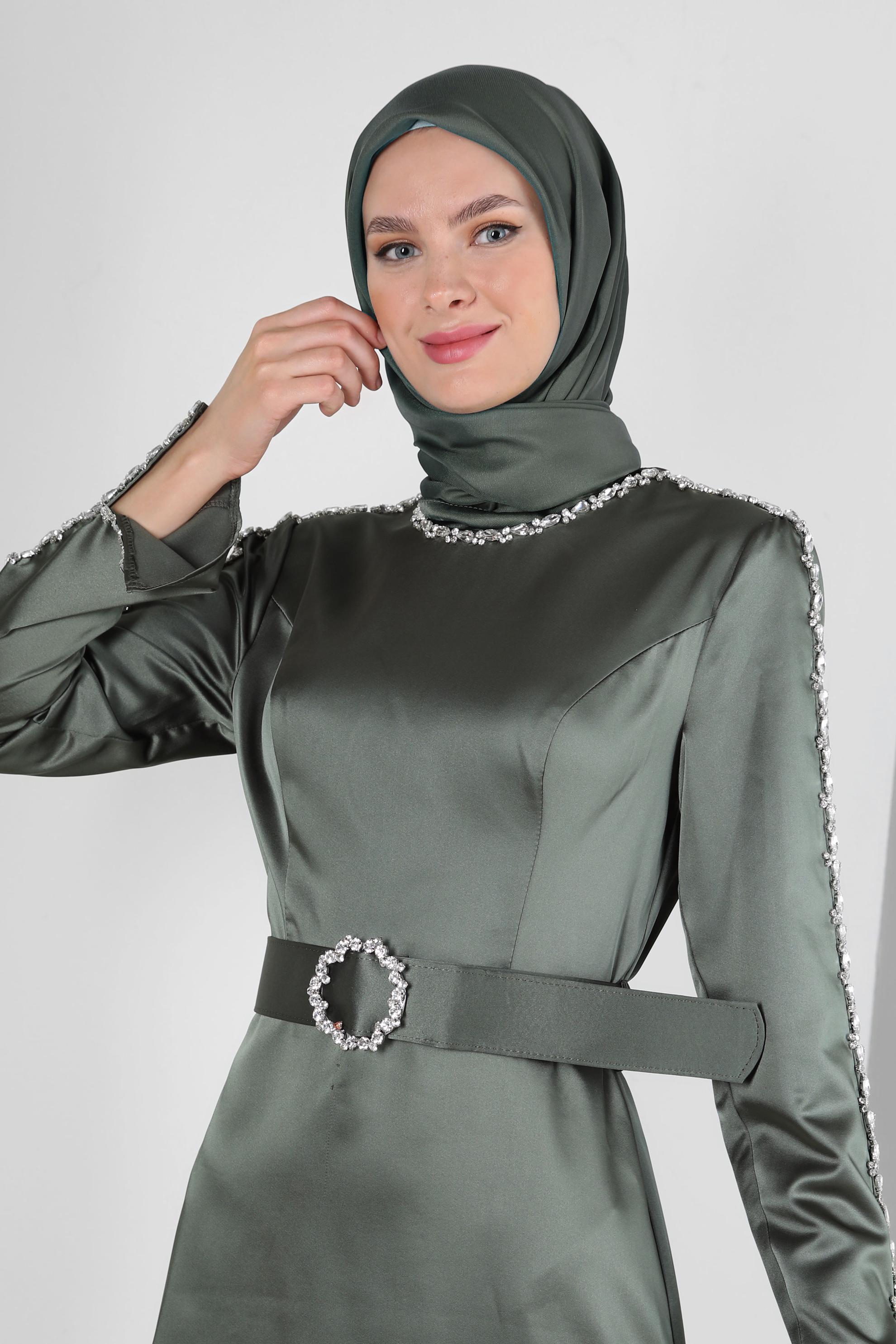 Tesettür giyim GRİ ALVİNA DÜZ EŞARP 8220