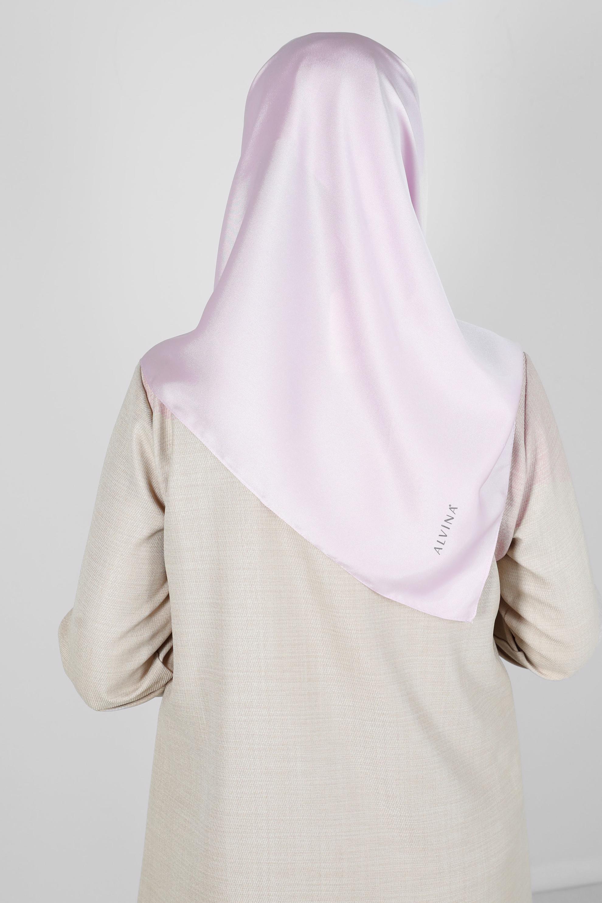 Tesettür giyim MOR ALVİNA DÜZ EŞARP 8220