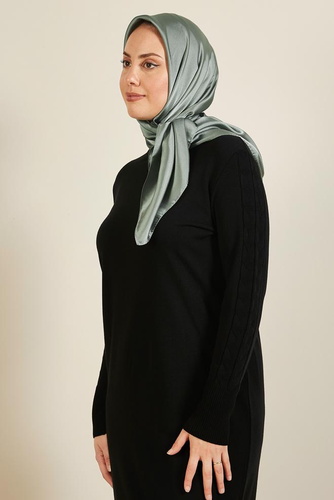 Vêtements hijab VERT ÉCHARPE DROITE ALVINA 8220 - ALVİNA