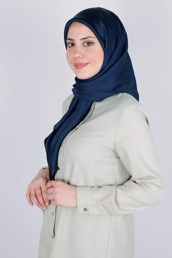 Vêtements hijab BEIGE ÉCHARPE DROITE ALVINA 8220 - ALVİNA