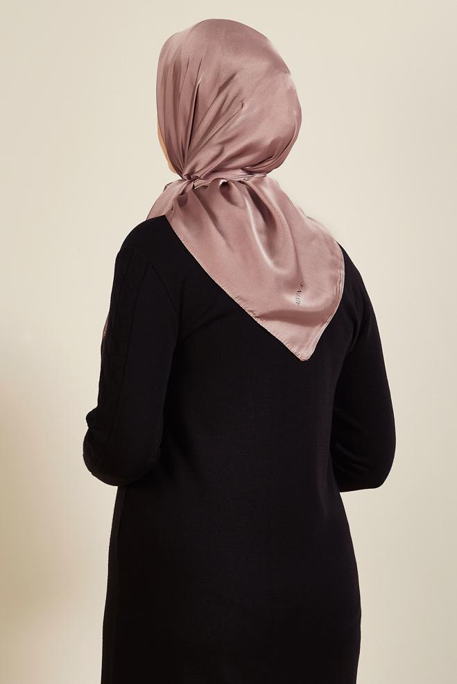Vêtements hijab ROSE ÉCHARPE DROITE ALVINA 8220 - ALVİNA