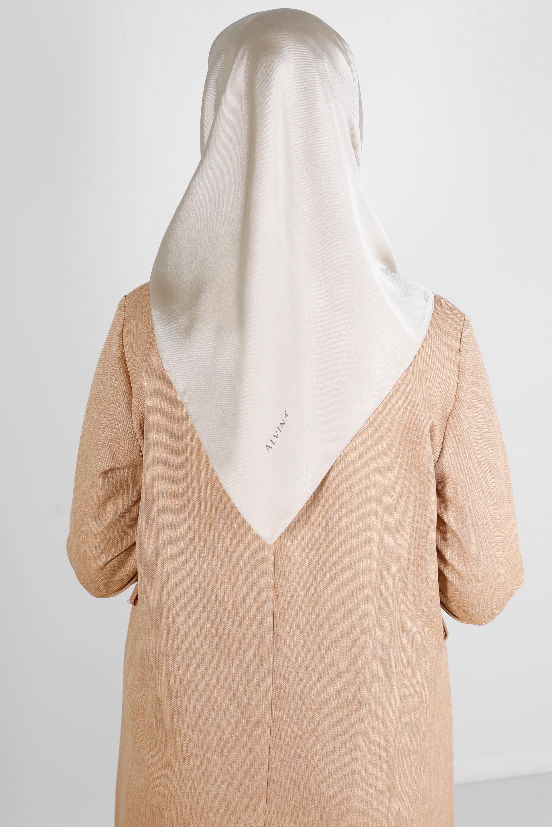 Tesettür giyim YEŞİL ALVİNA DÜZ EŞARP 8220