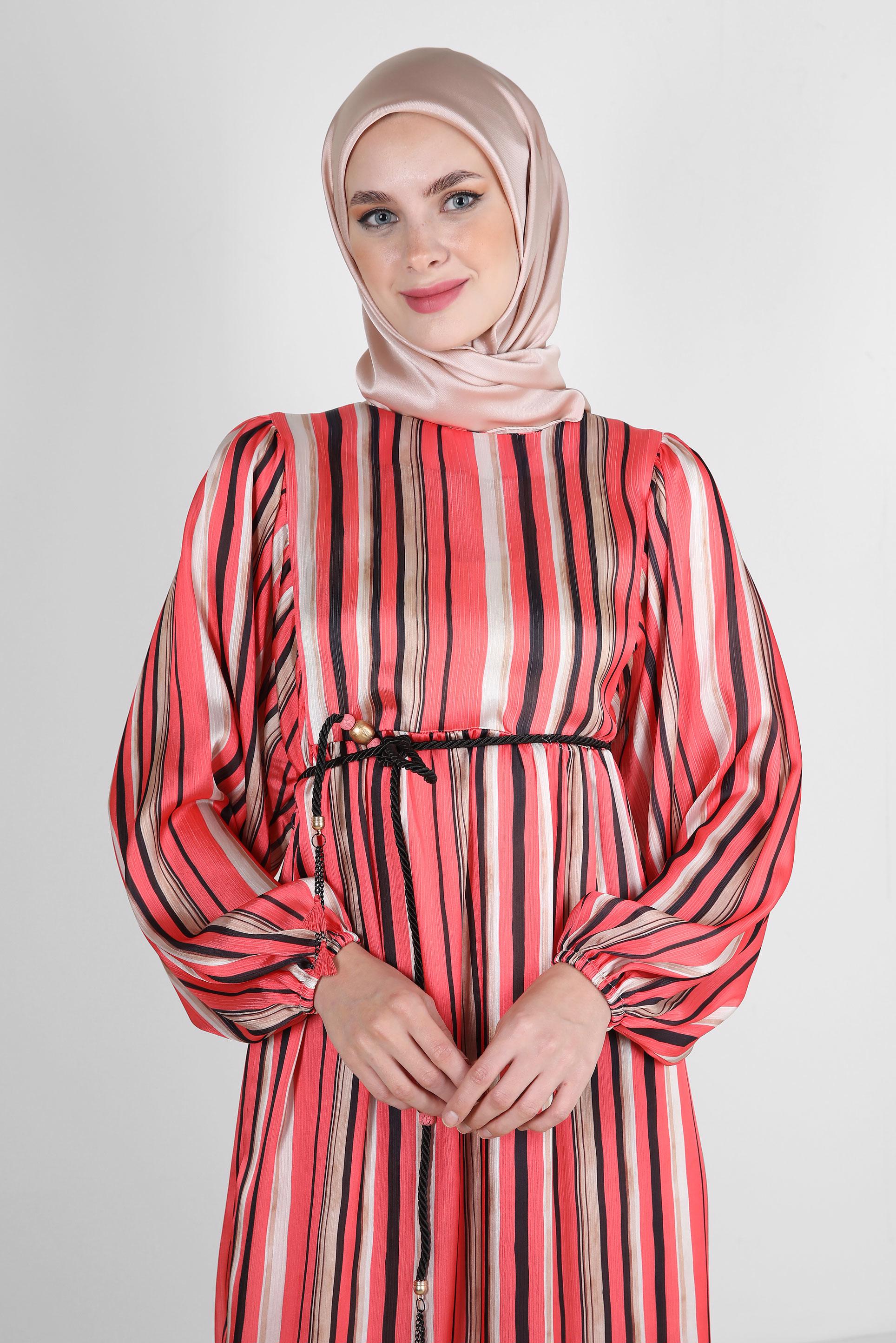 Tesettür giyim PUDRA ALVİNA DÜZ EŞARP 8220