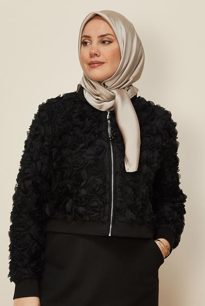 Hijab clothing BROWN ALVINA STRAIGHT SCARF 8220 - ALVİNA