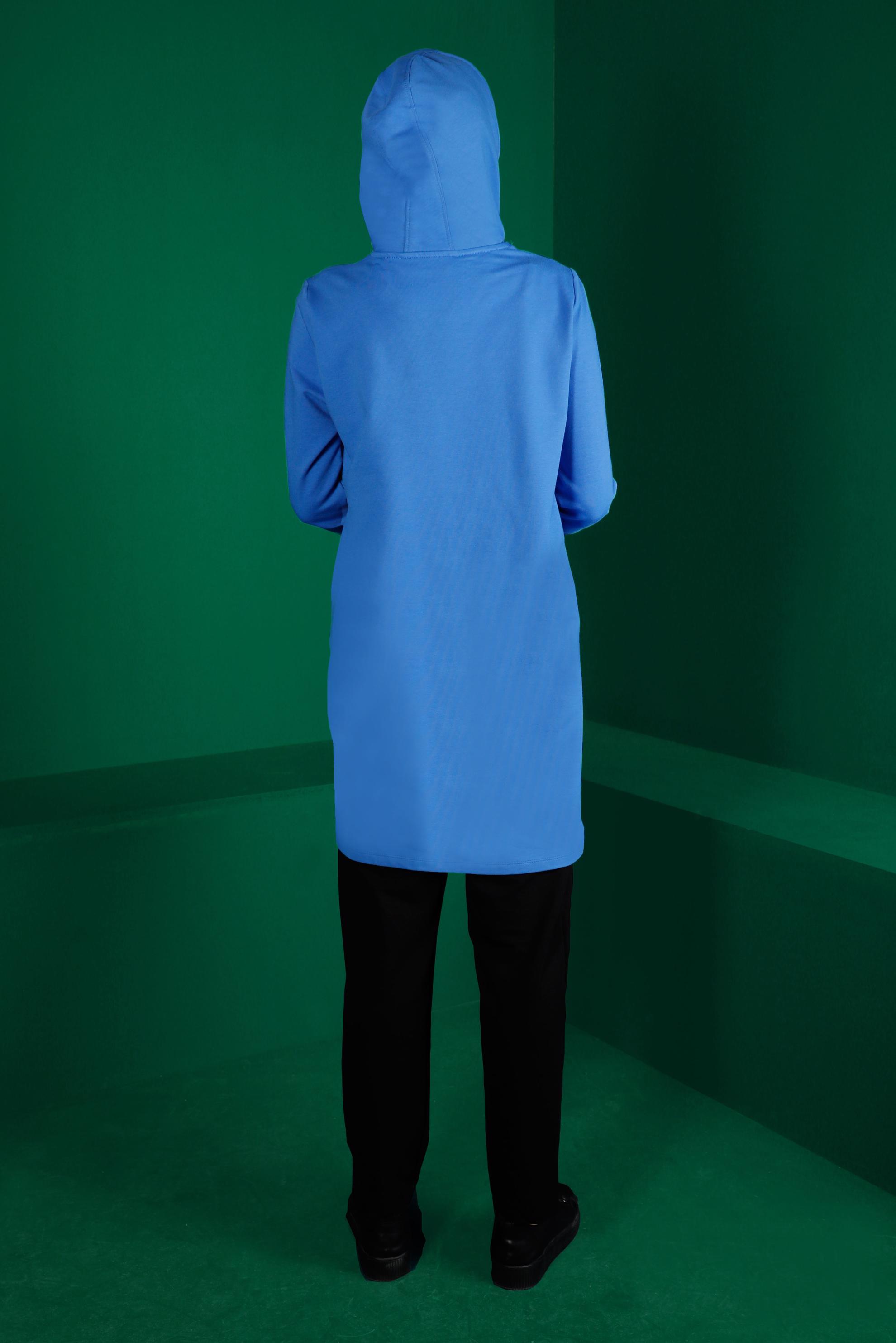 Tesettür giyim MAVİ CEP DETAYLI İKİLİ PANT. EŞOFMAN TAKIM 43353 