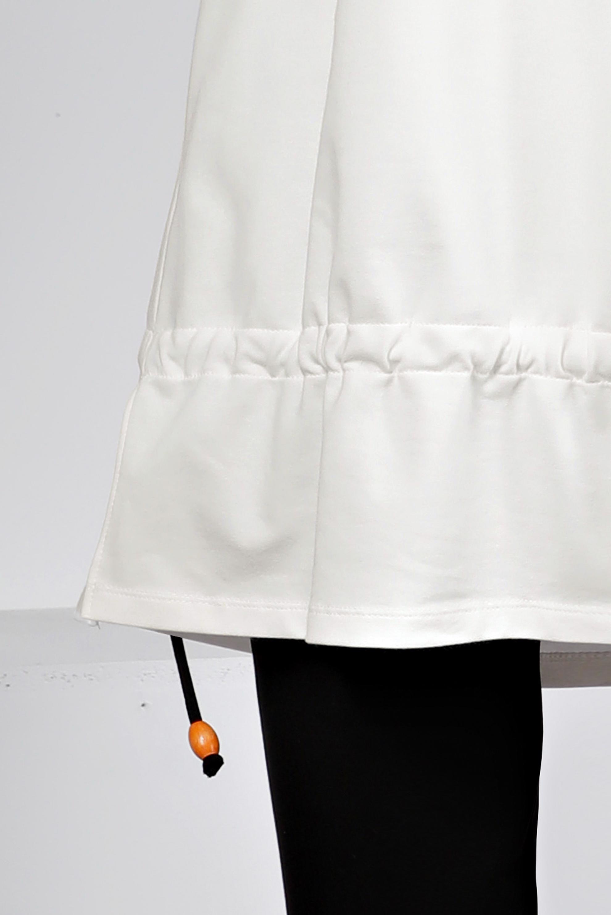 Hijab clothing WHITE SLOGAN DETAIL 2-PIECE TRACKSUIT SET 43369