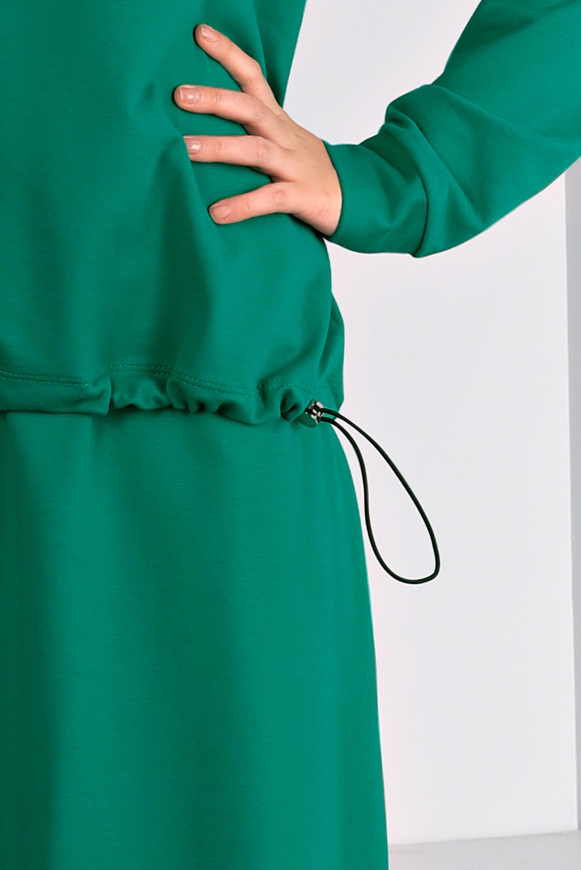 Vêtements hijab VERT ENSEMBLE DE SURVÊTEMENT 2 PIÈCES AVEC JUPE À SLOGAN 43388