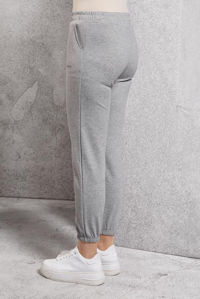Hijab clothing GREY ELASTIC LEGS SWEATPANTS 70397-1 - ALVİNA