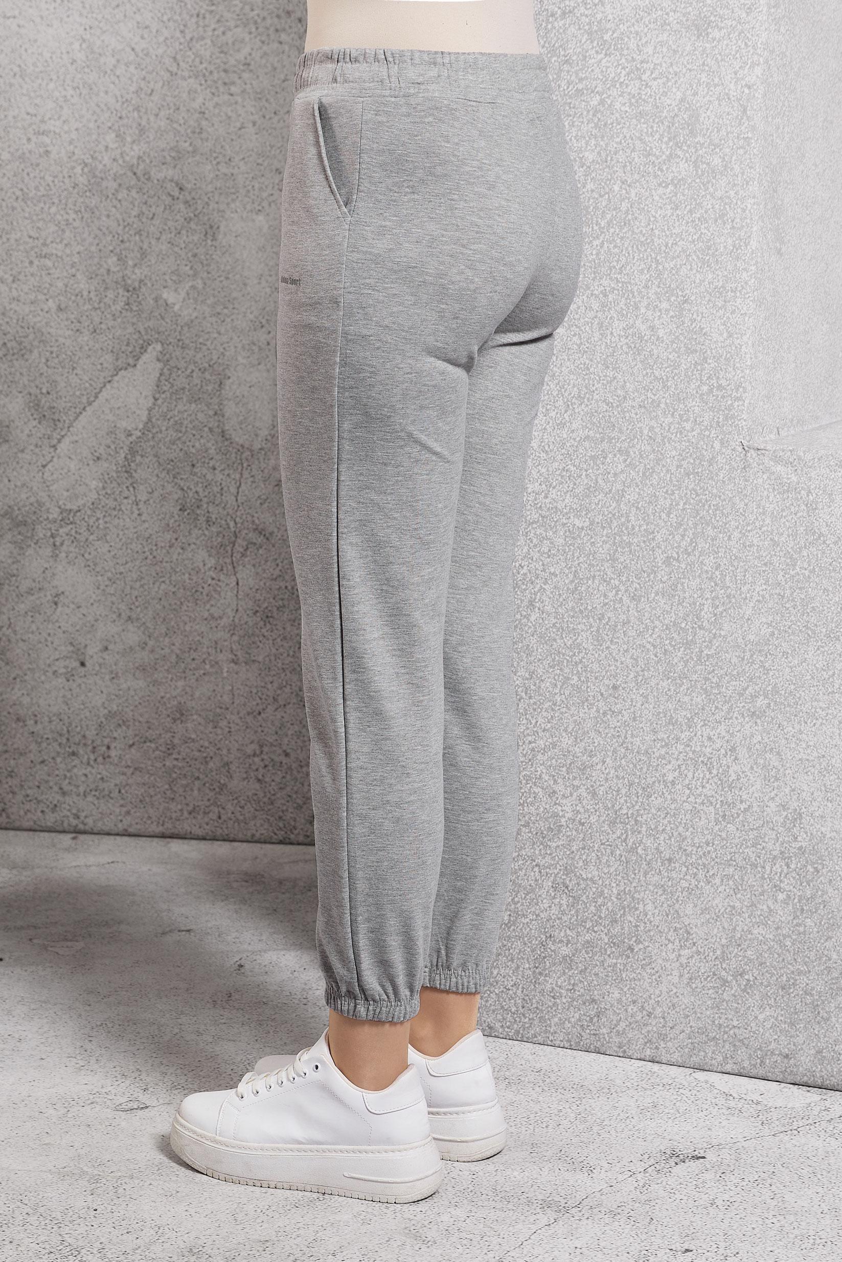 Hijab clothing GREY ELASTIC LEGS SWEATPANTS 70397-1
