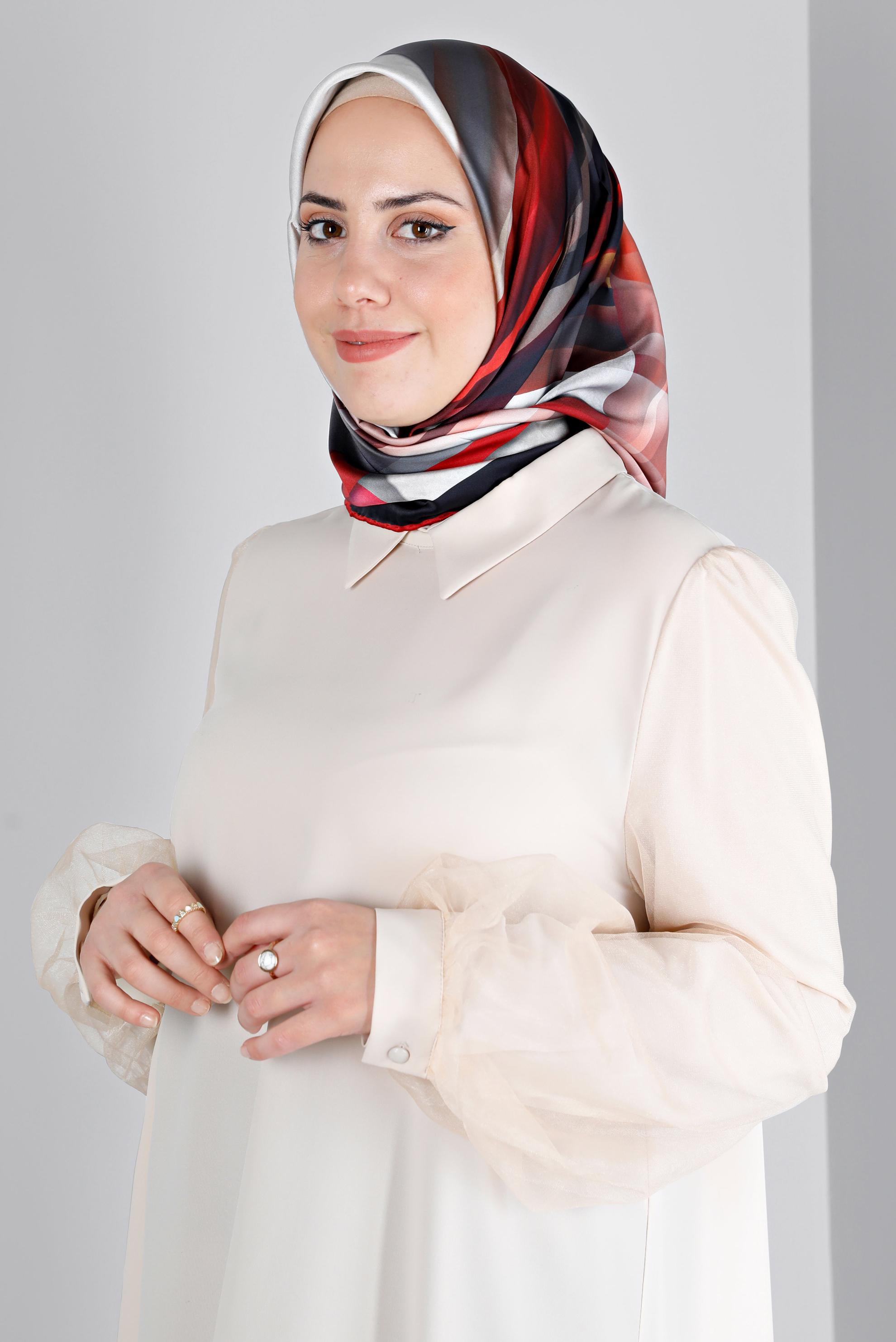 Hijab clothing BLACK ALVİNA SCARF 8201 
