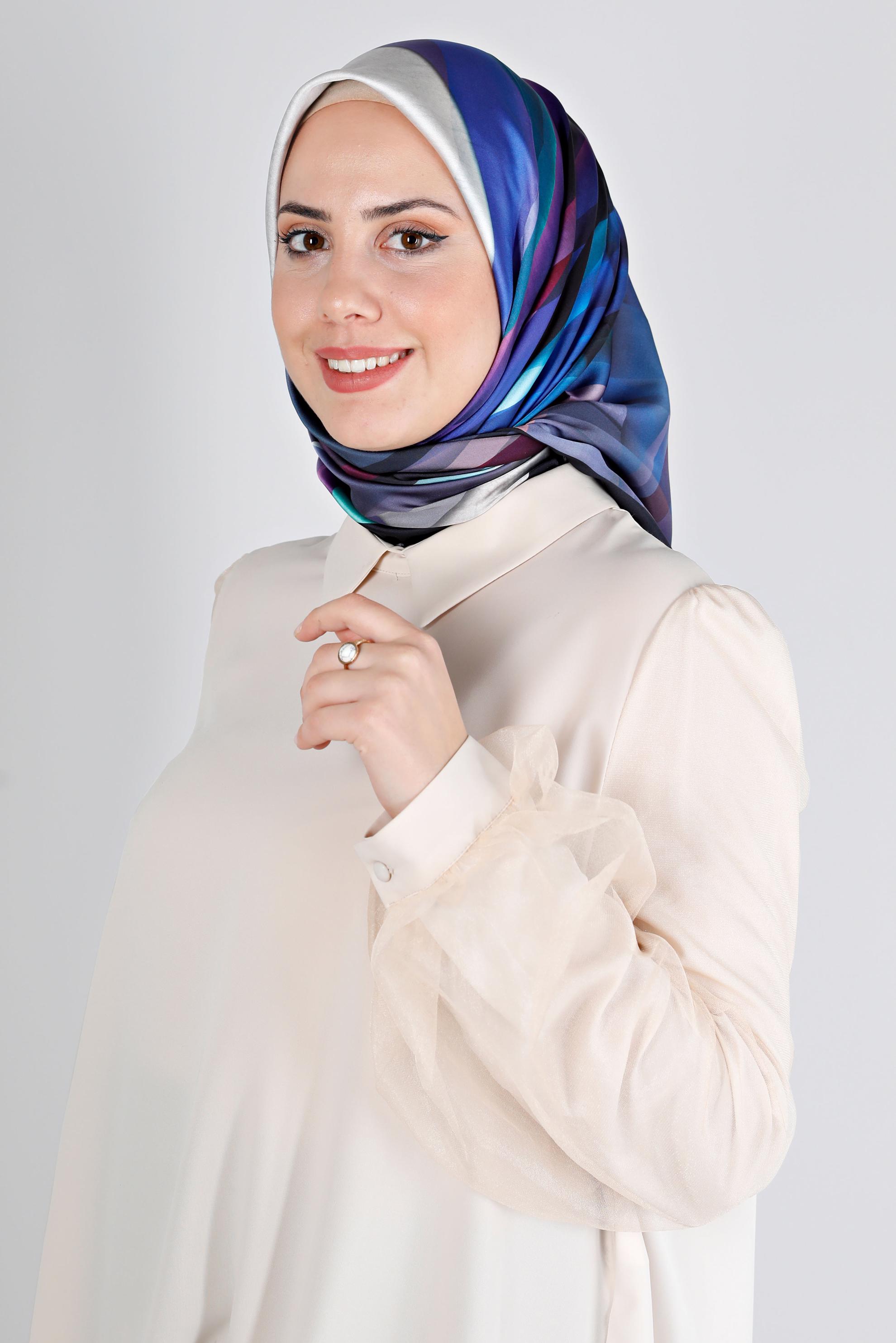 Hijab clothing BLACK ALVİNA SCARF 8201 