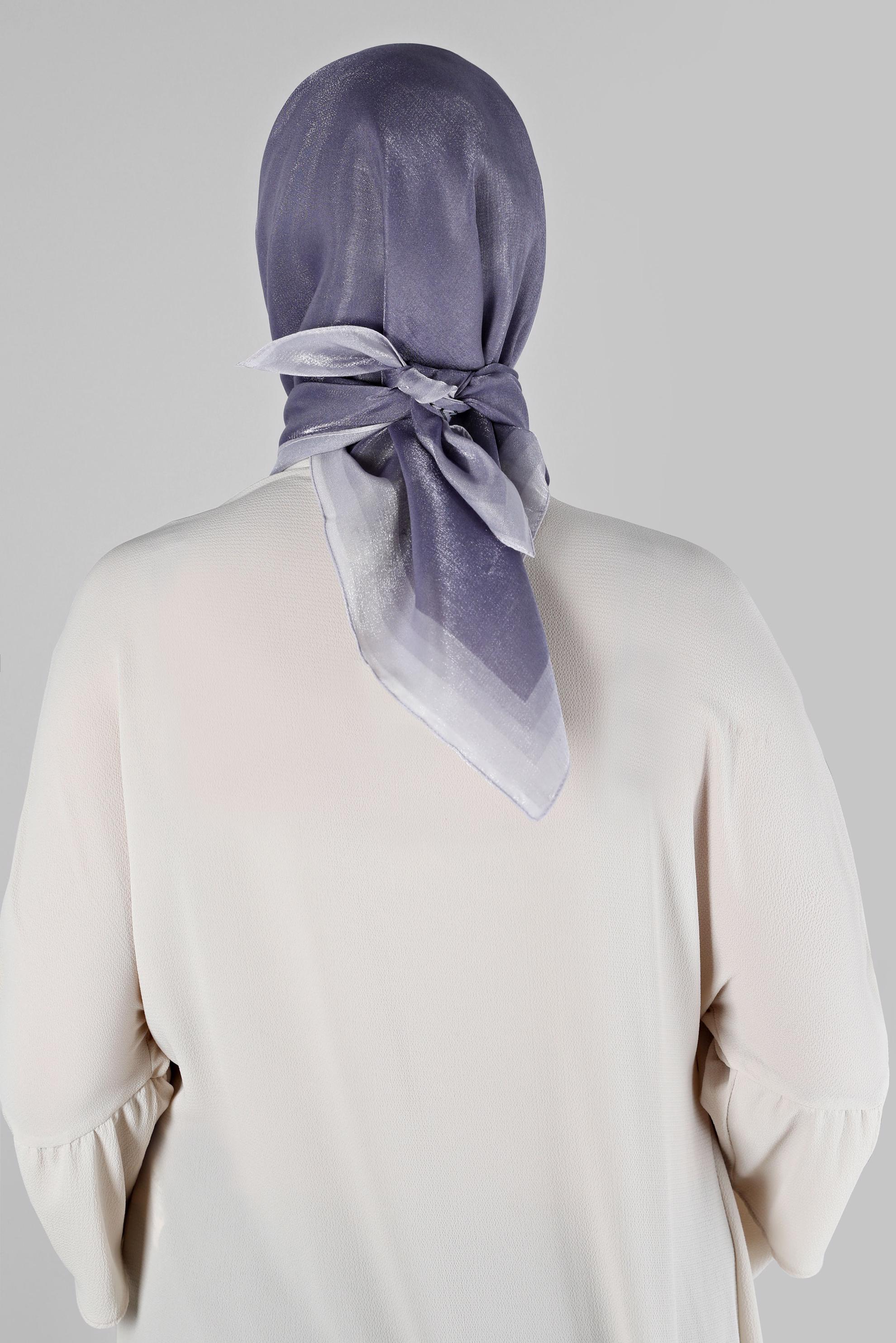 Tesettür giyim MOR ALVİNA KEHRİBAR EŞARP 8218