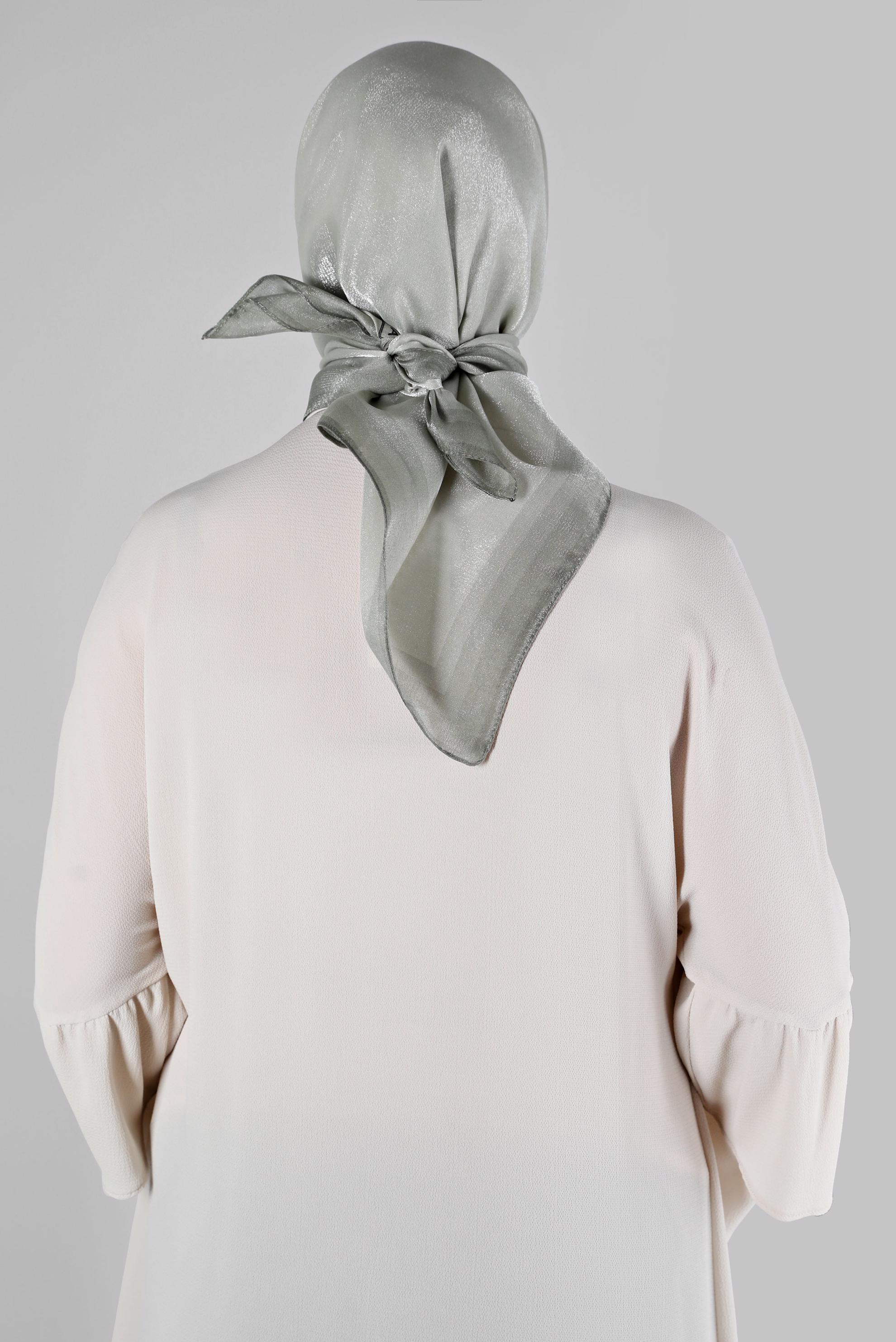 Tesettür giyim HAKİ ALVİNA KEHRİBAR EŞARP 8218