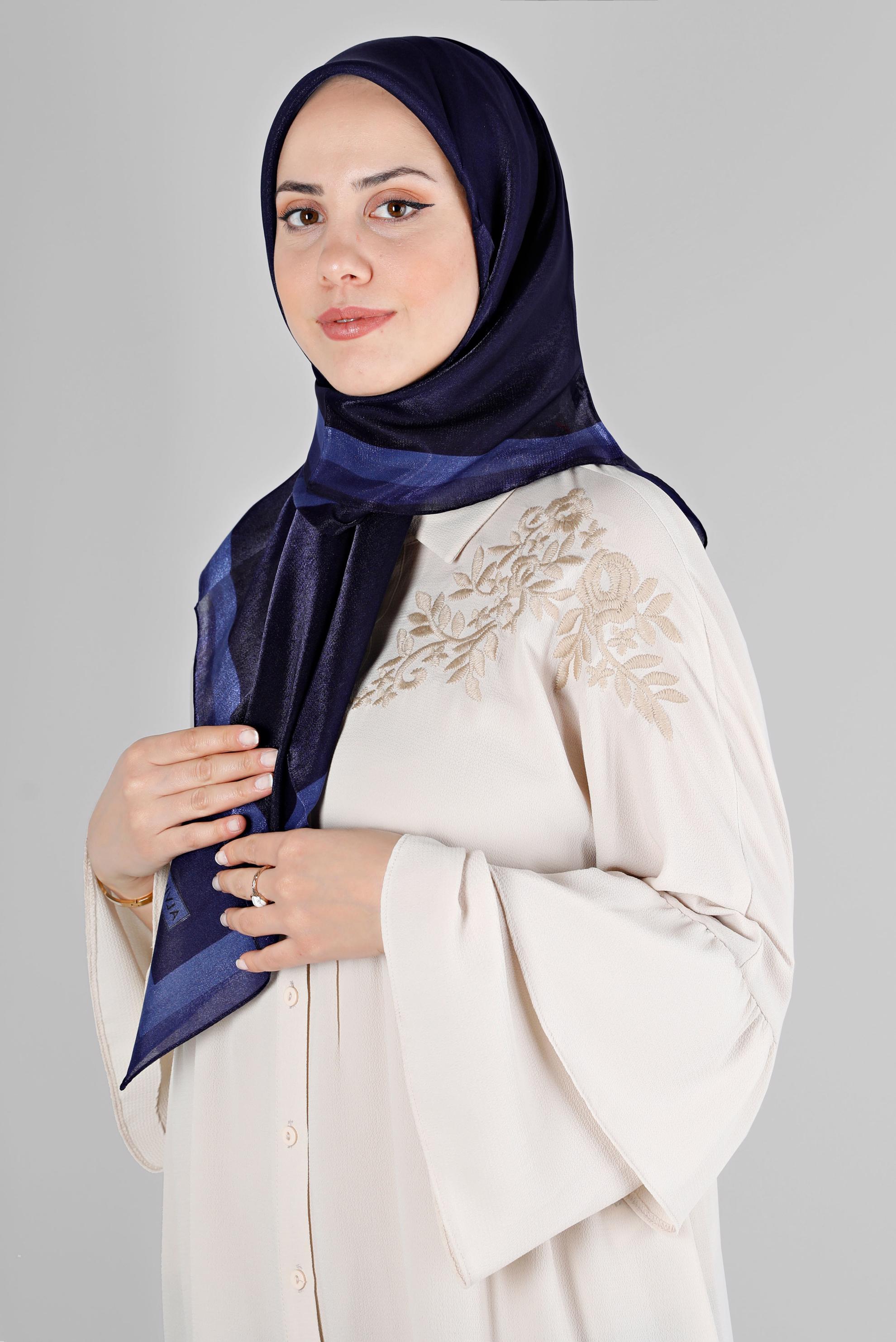 Tesettür giyim MOR ALVİNA KEHRİBAR EŞARP 8218