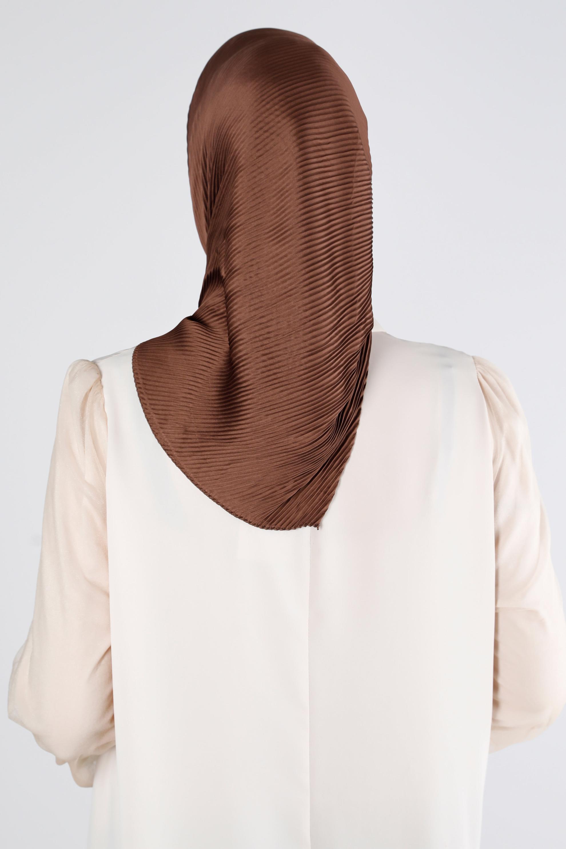 Tesettür giyim TURUNCU ALVİNA DÜZ EŞARP 8219