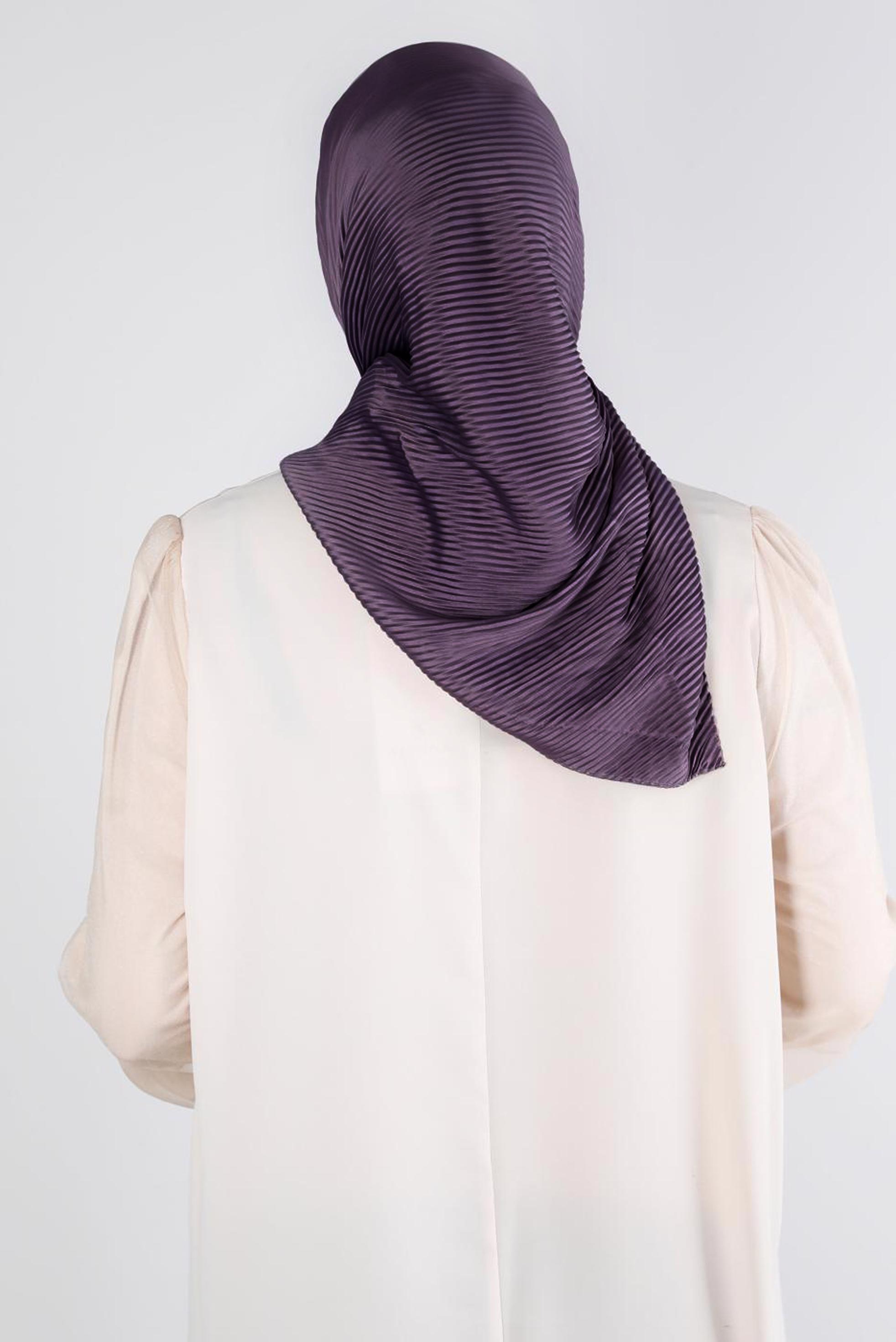 Tesettür giyim MÜRDÜM ALVİNA DÜZ EŞARP 8219