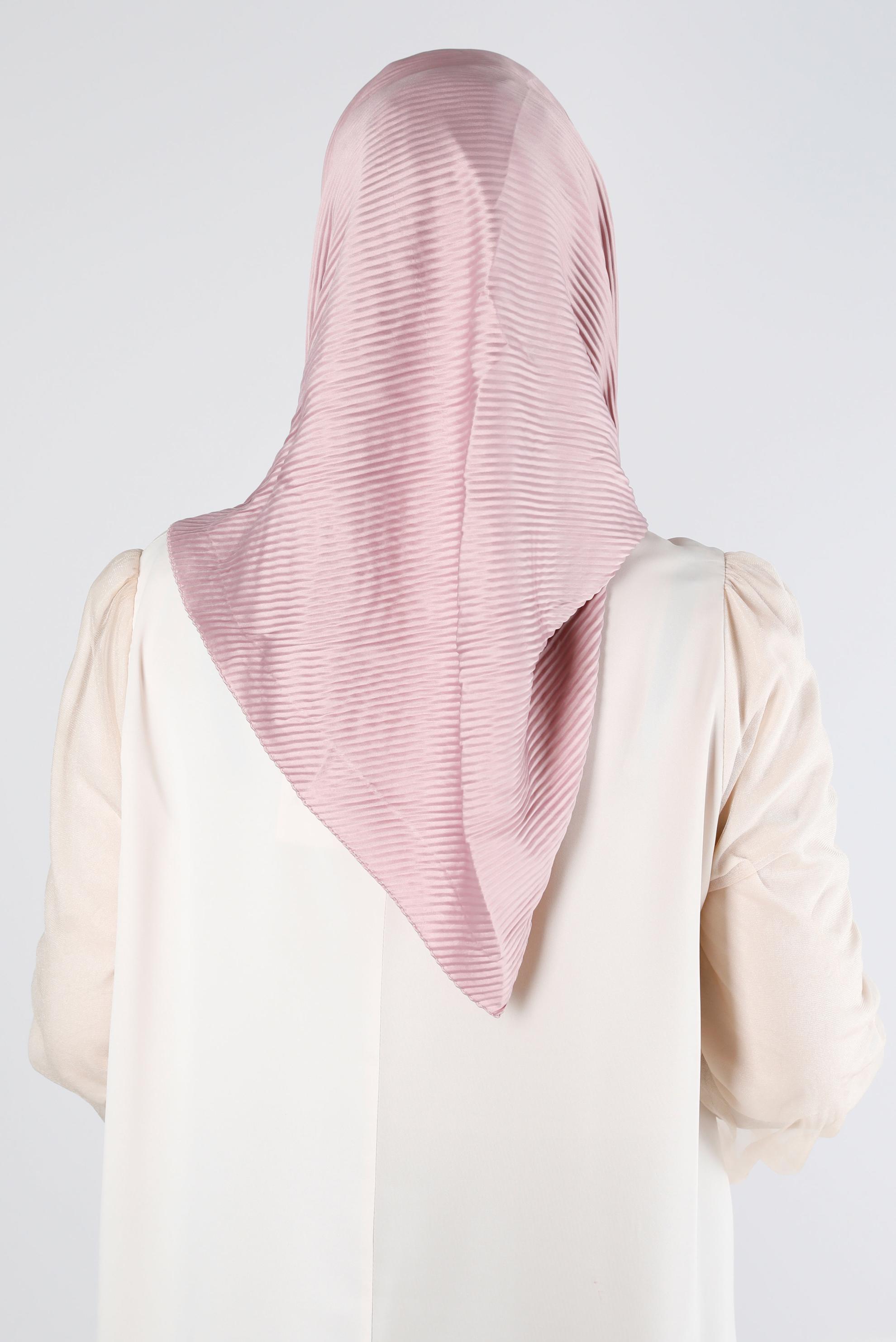 Tesettür giyim PUDRA ALVİNA DÜZ EŞARP 8219