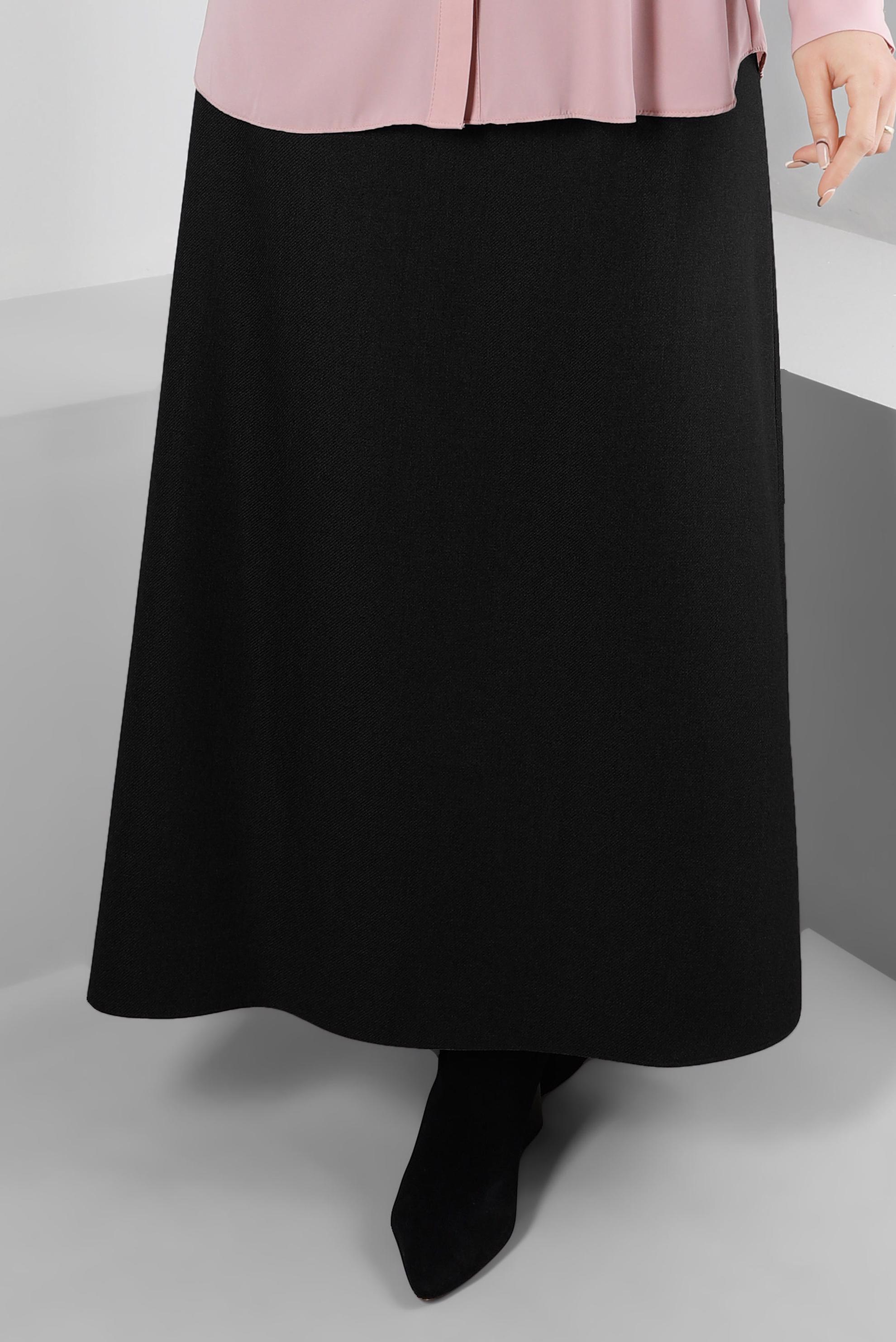 Hijab clothing BLACK A CUT SKIRT 60363