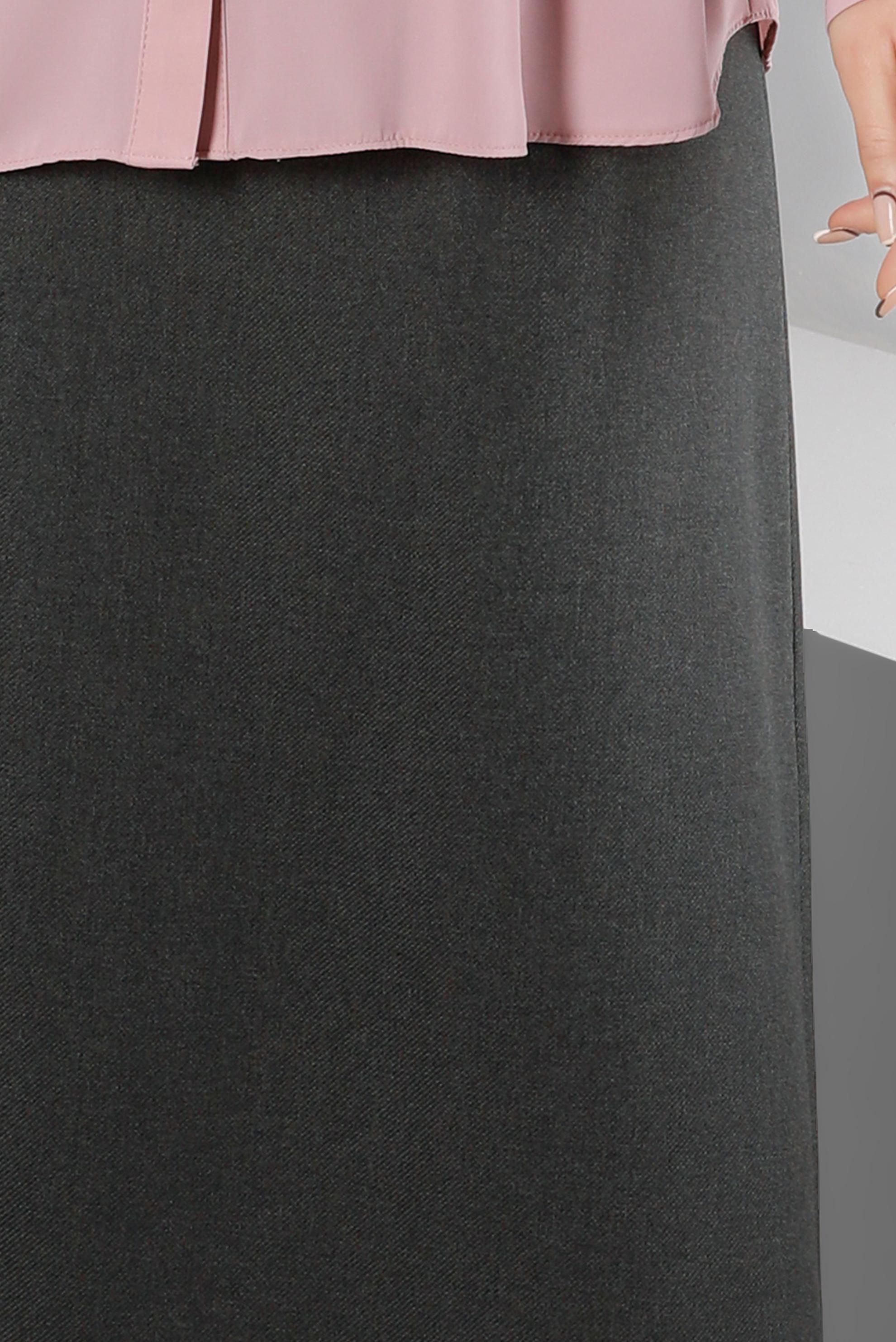 Vêtements hijab GRIS JUPE A COUPE 60363