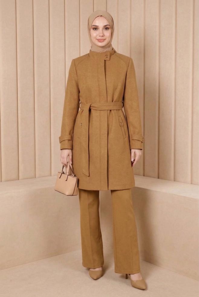 Vêtements hijab TABA 90254 8282 KABAN 38/44 TEK42 - ALVİNA