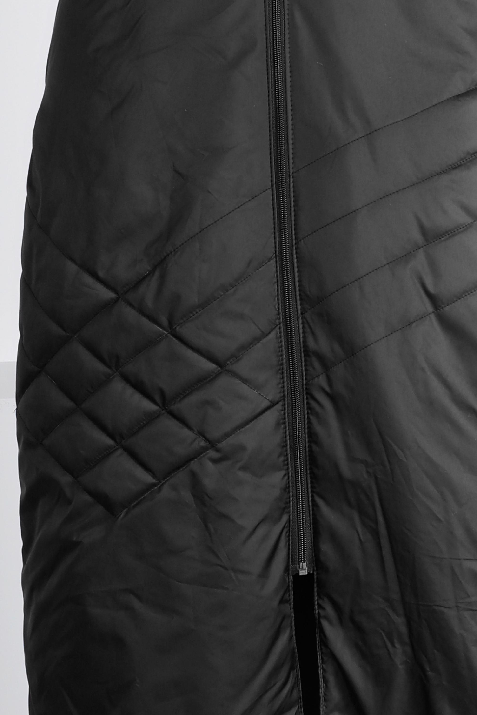 Tesettür giyim SİYAH MANŞETLERİ BÜZGÜLÜ KAPÜŞONLU KABAN 90324