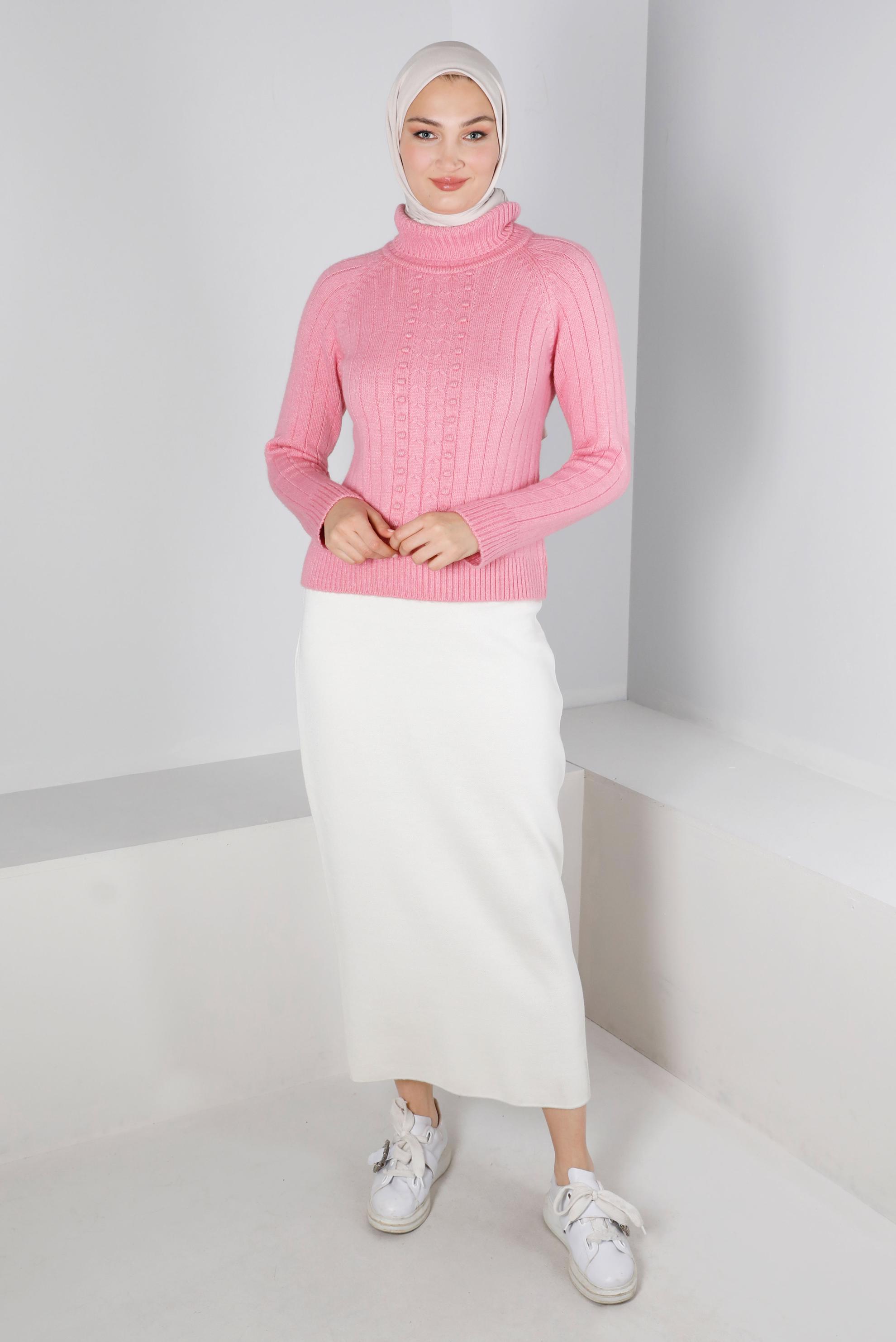 Hijab clothing POWDER TURTLENECK KNITWEAR SWEATER 43194 