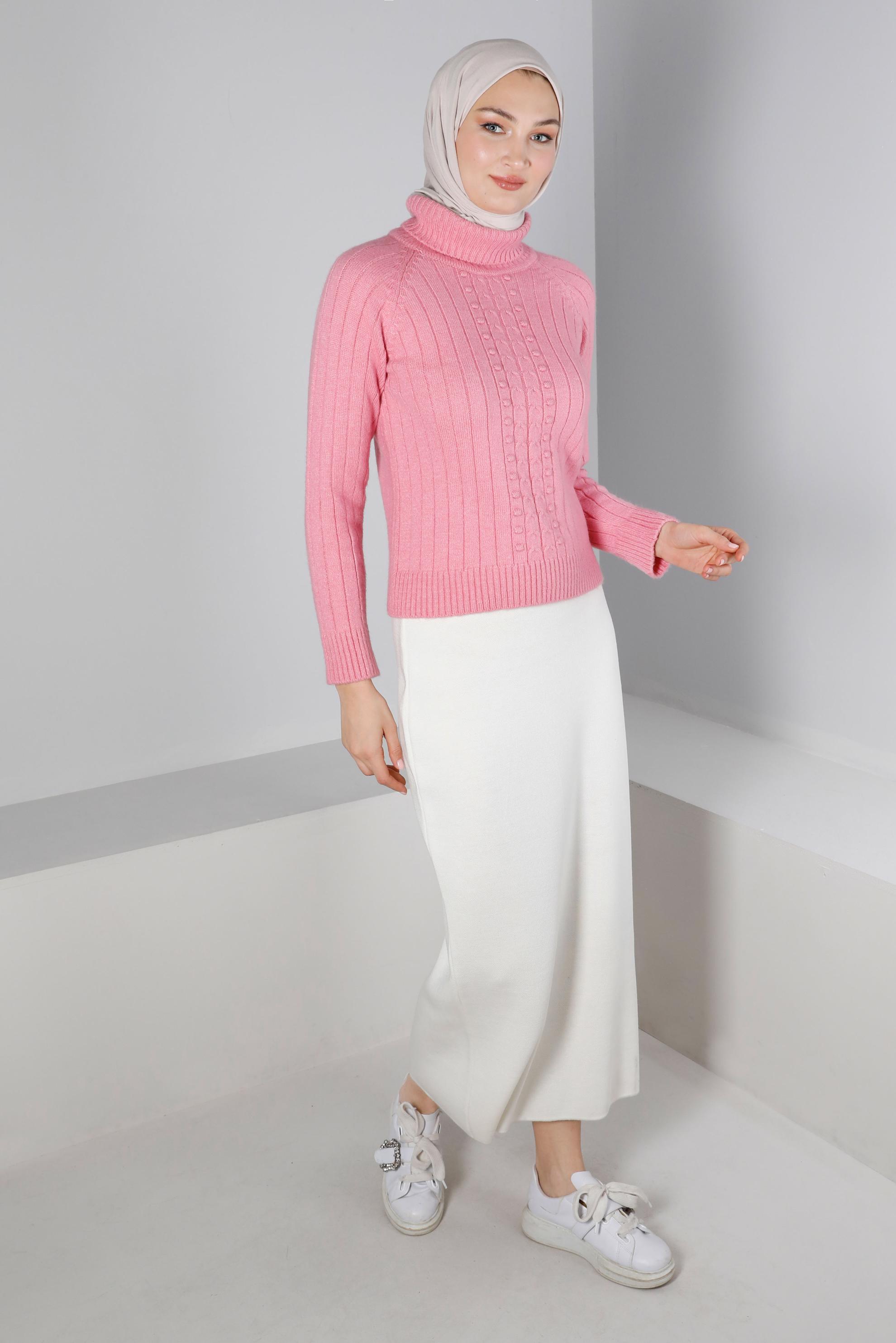 Hijab clothing POWDER TURTLENECK KNITWEAR SWEATER 43194 