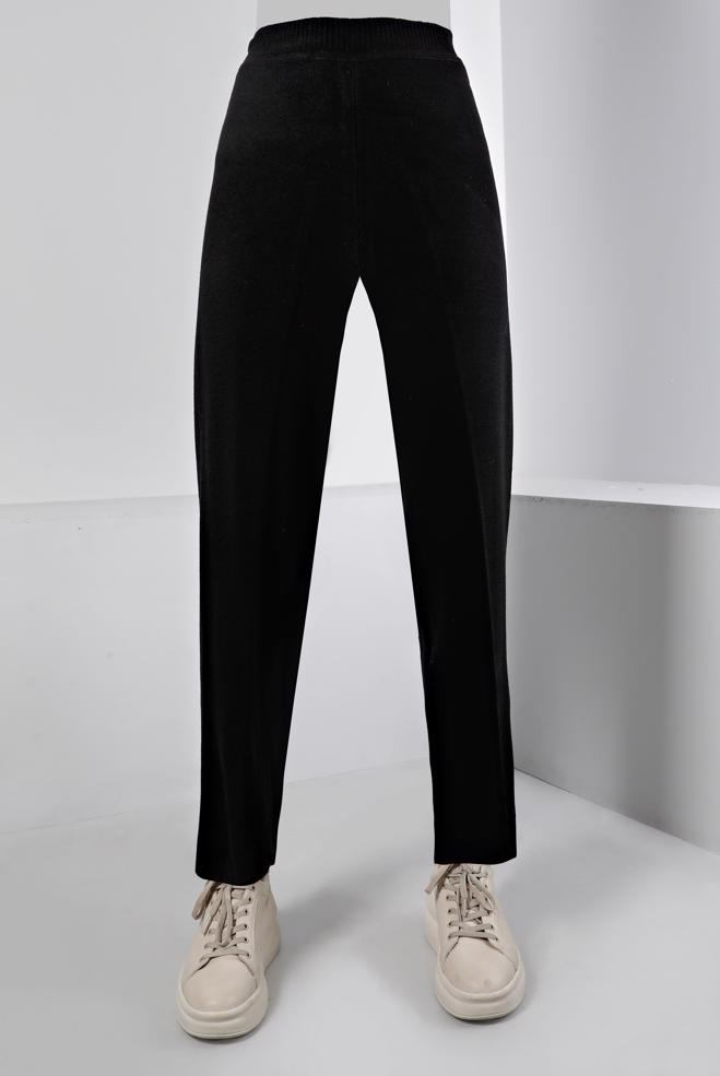 Tesettür giyim  BELİ LASTİKLİ TRİKO PANTOLON 70430  - ALVİNA