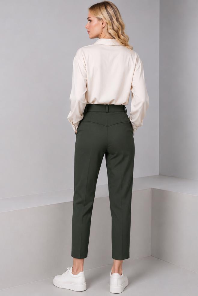 Vêtements hijab KAKI PANTALON COUPE CAROTTE 70440 - ALVİNA